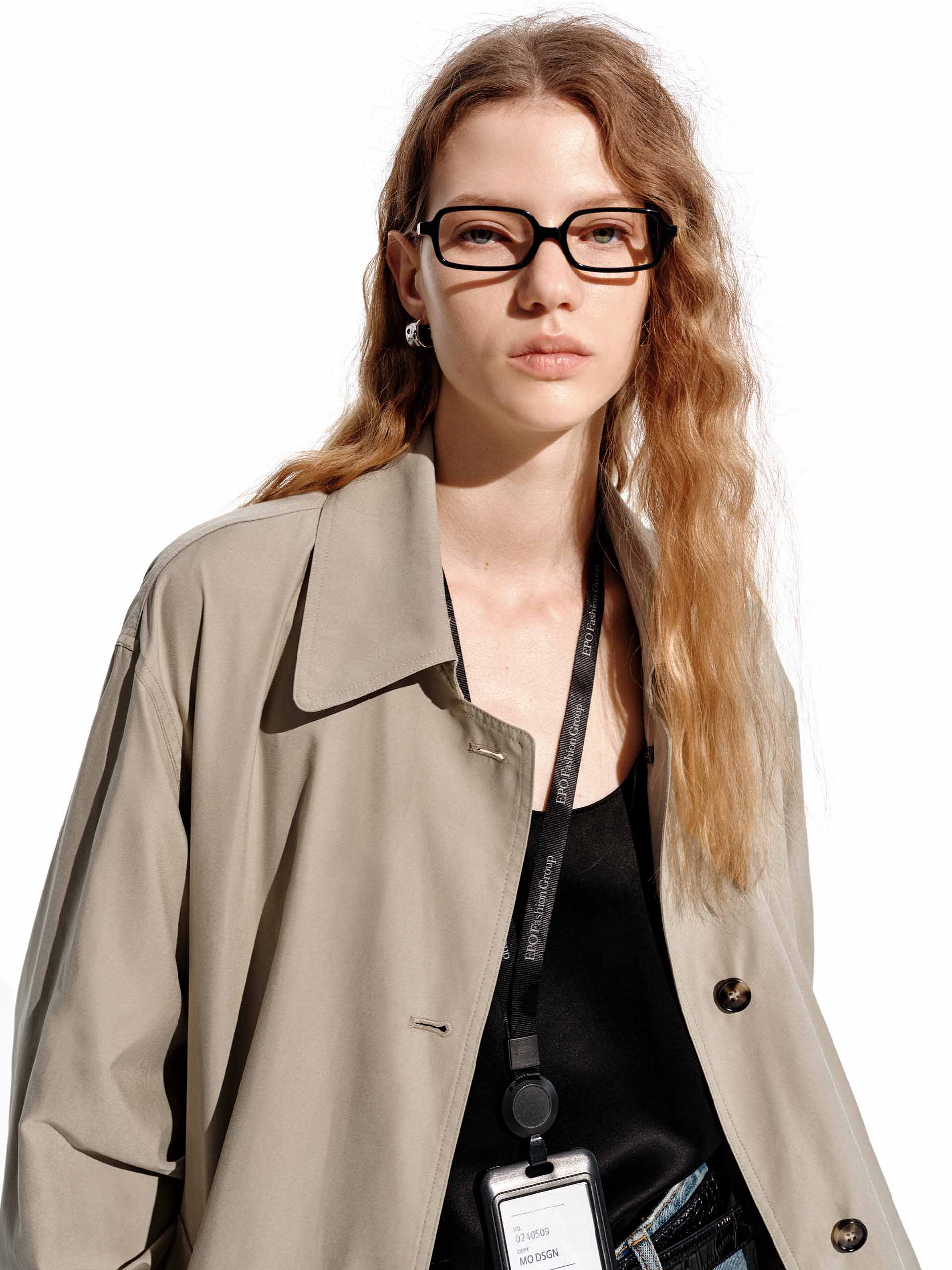 Long Belted Trench Coat - Image 7