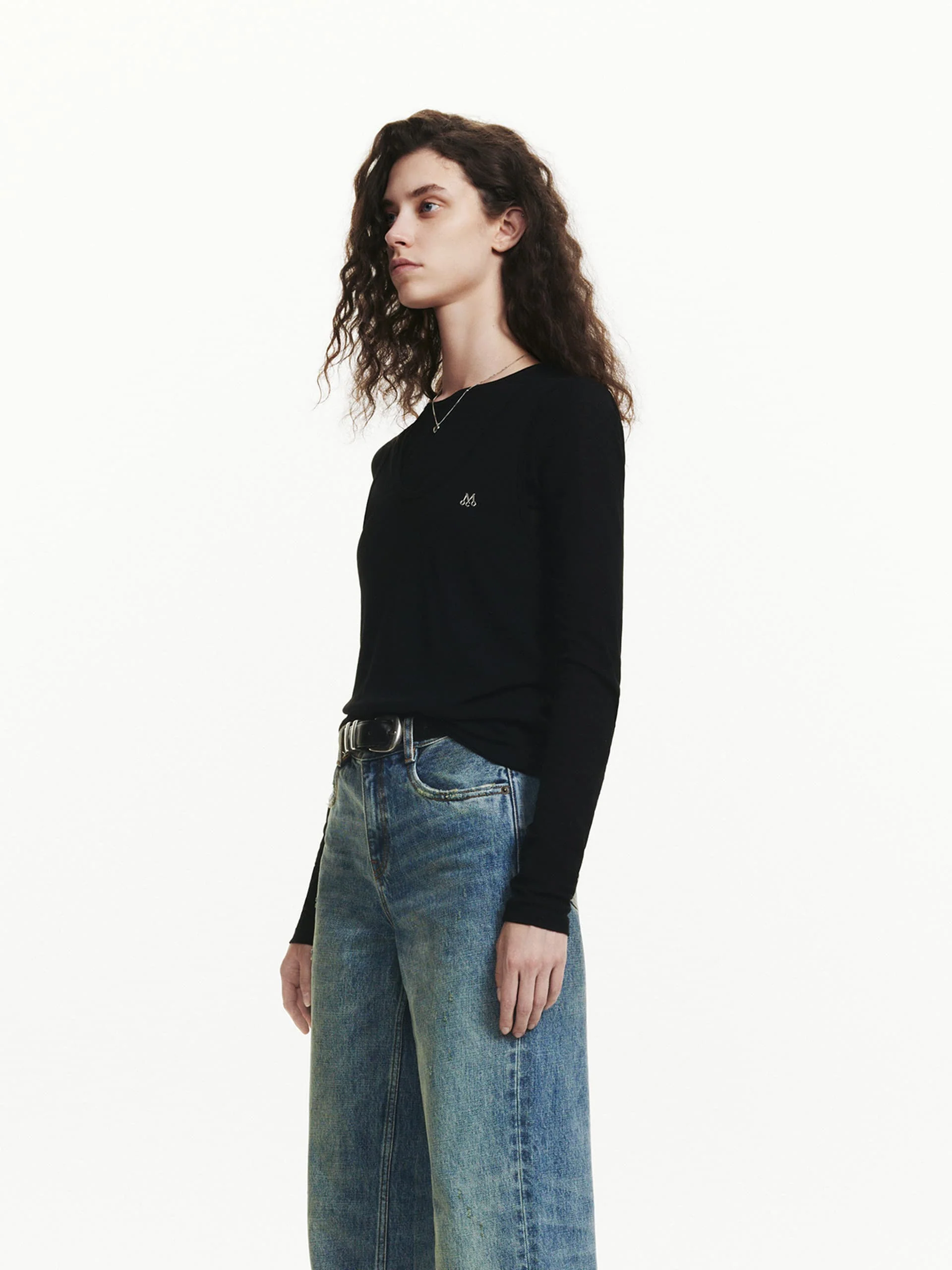 Long Sleeve Layered T-shirt - Image 21