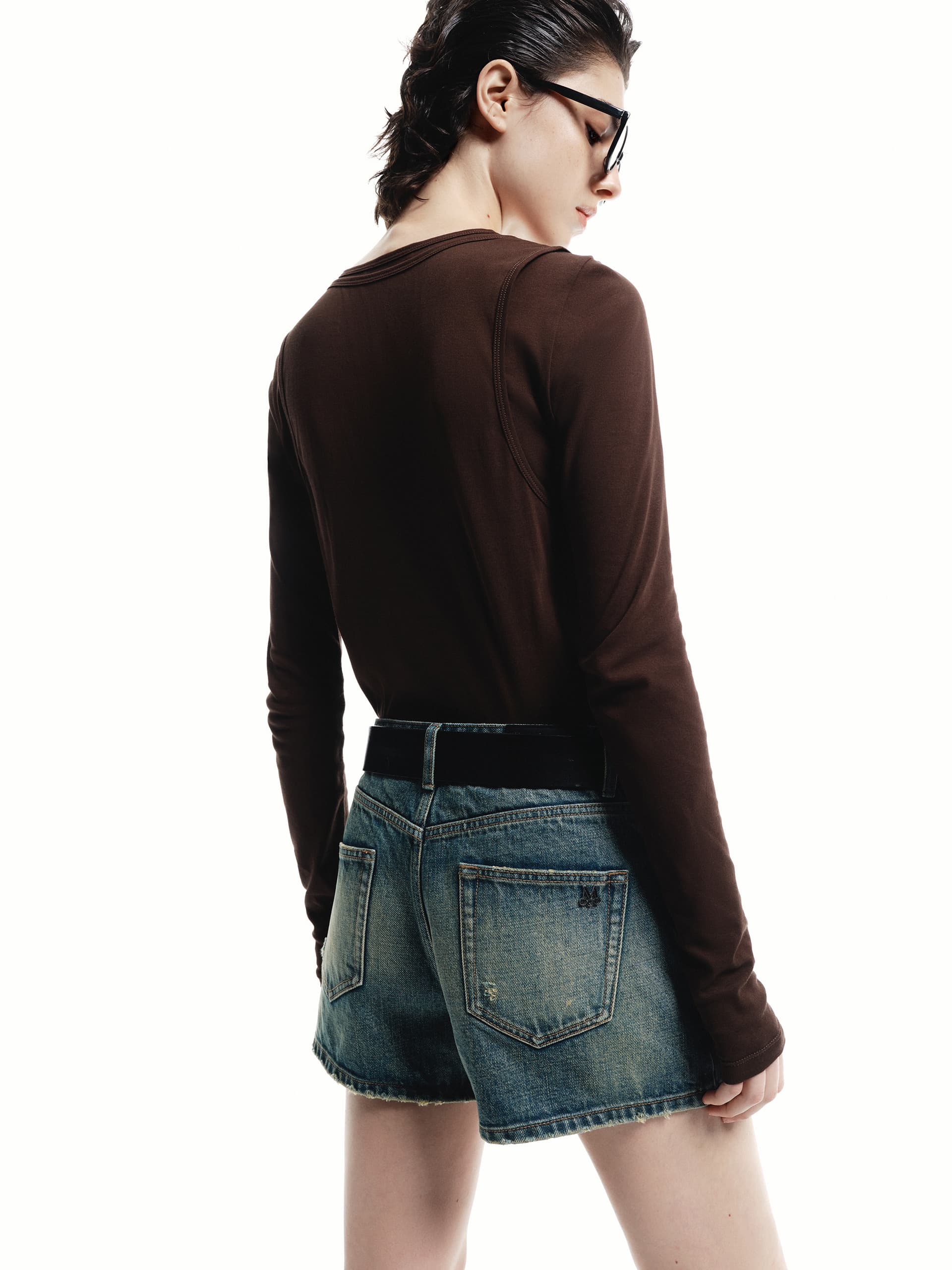 Long Sleeve Layered T-shirt - Image 3