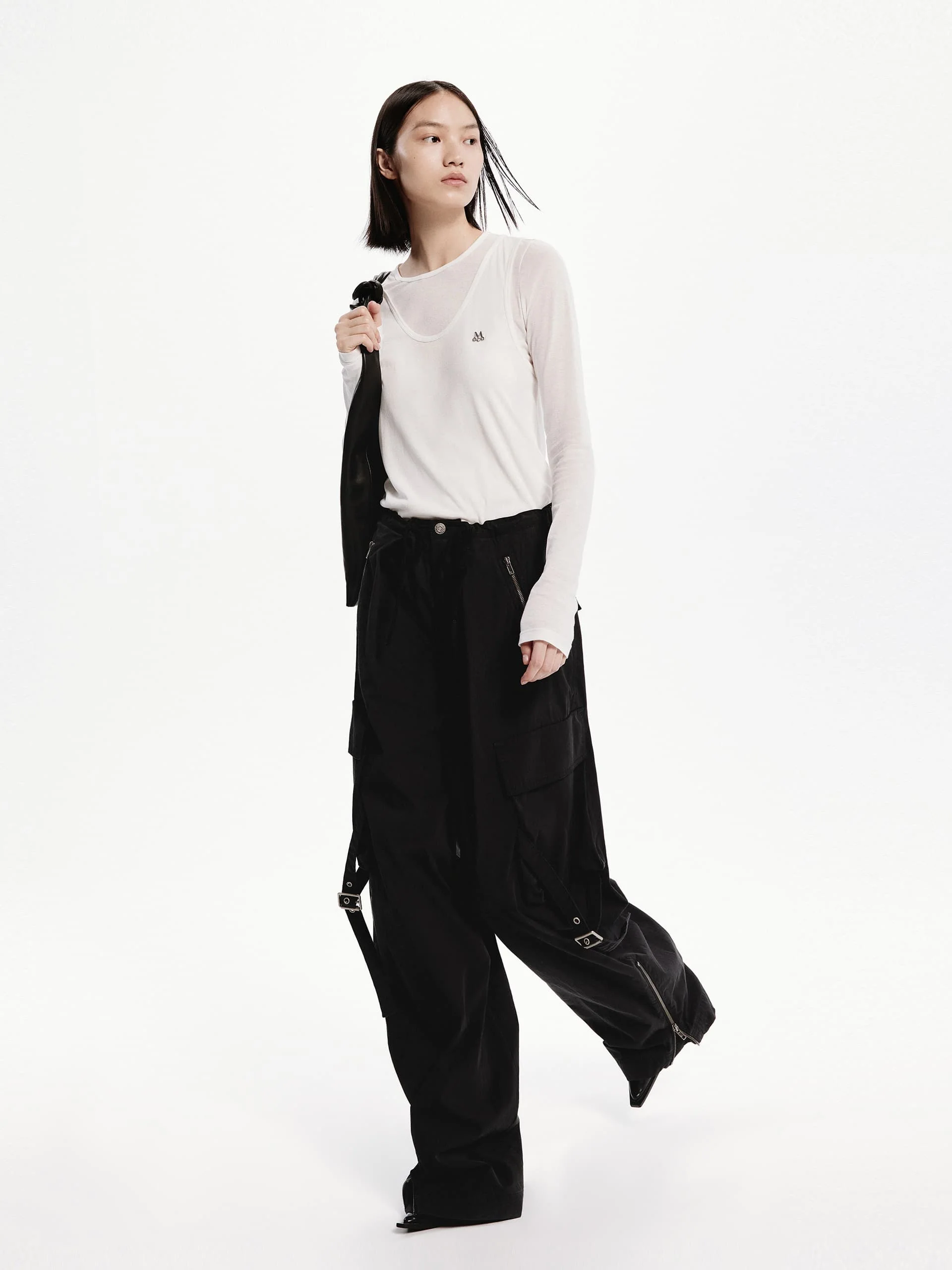 Long Sleeve Layered T-shirt - Image 9