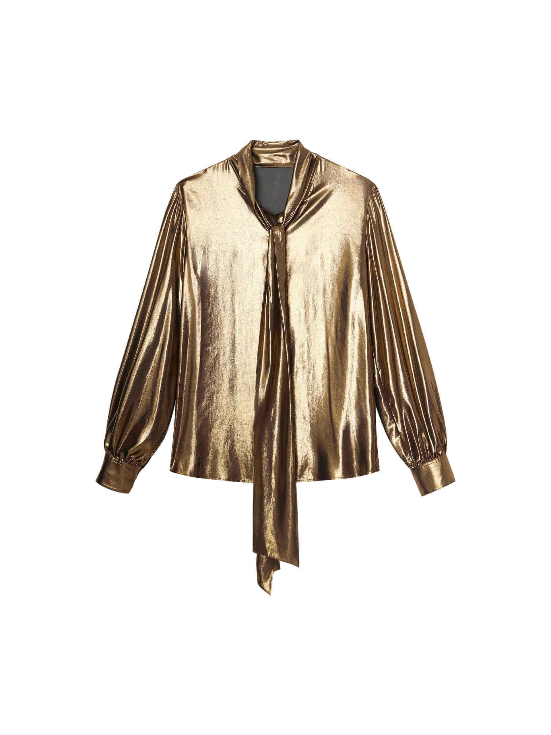 Long Sleeve Tie Blouse - Image 5
