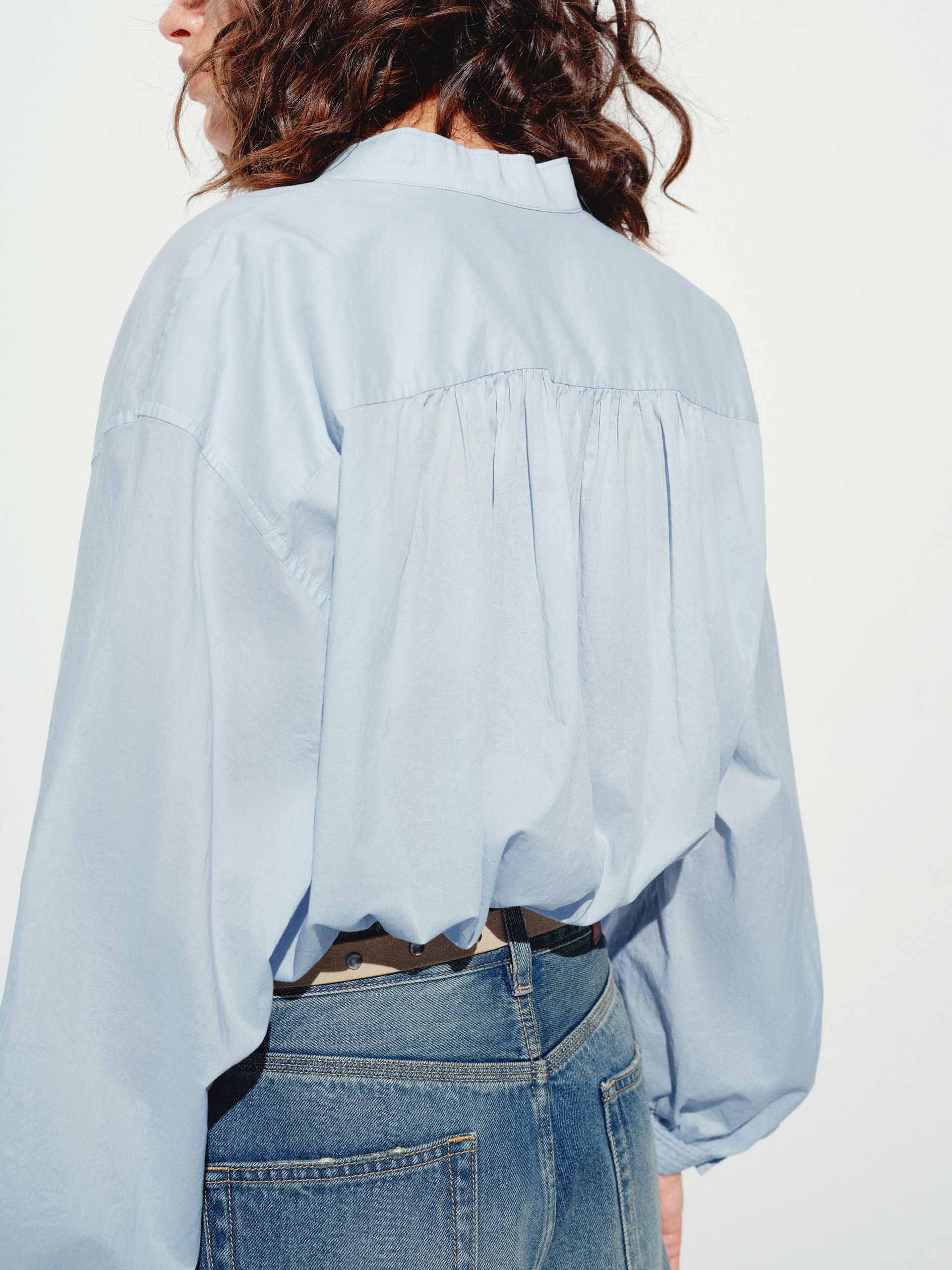 Long Sleeves Tie Blouse - Image 8
