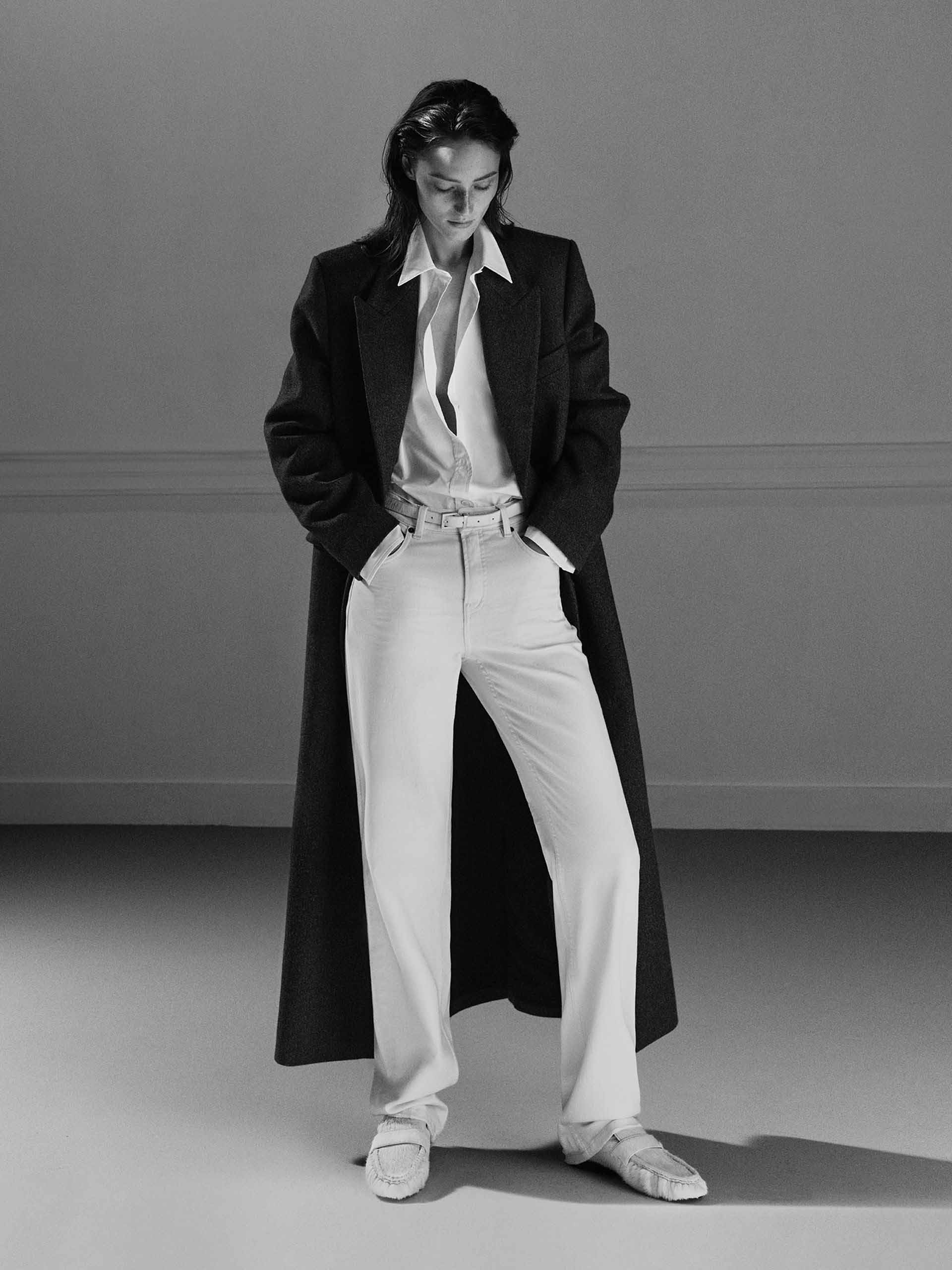 Long Wool Blazer Coat - Image 2