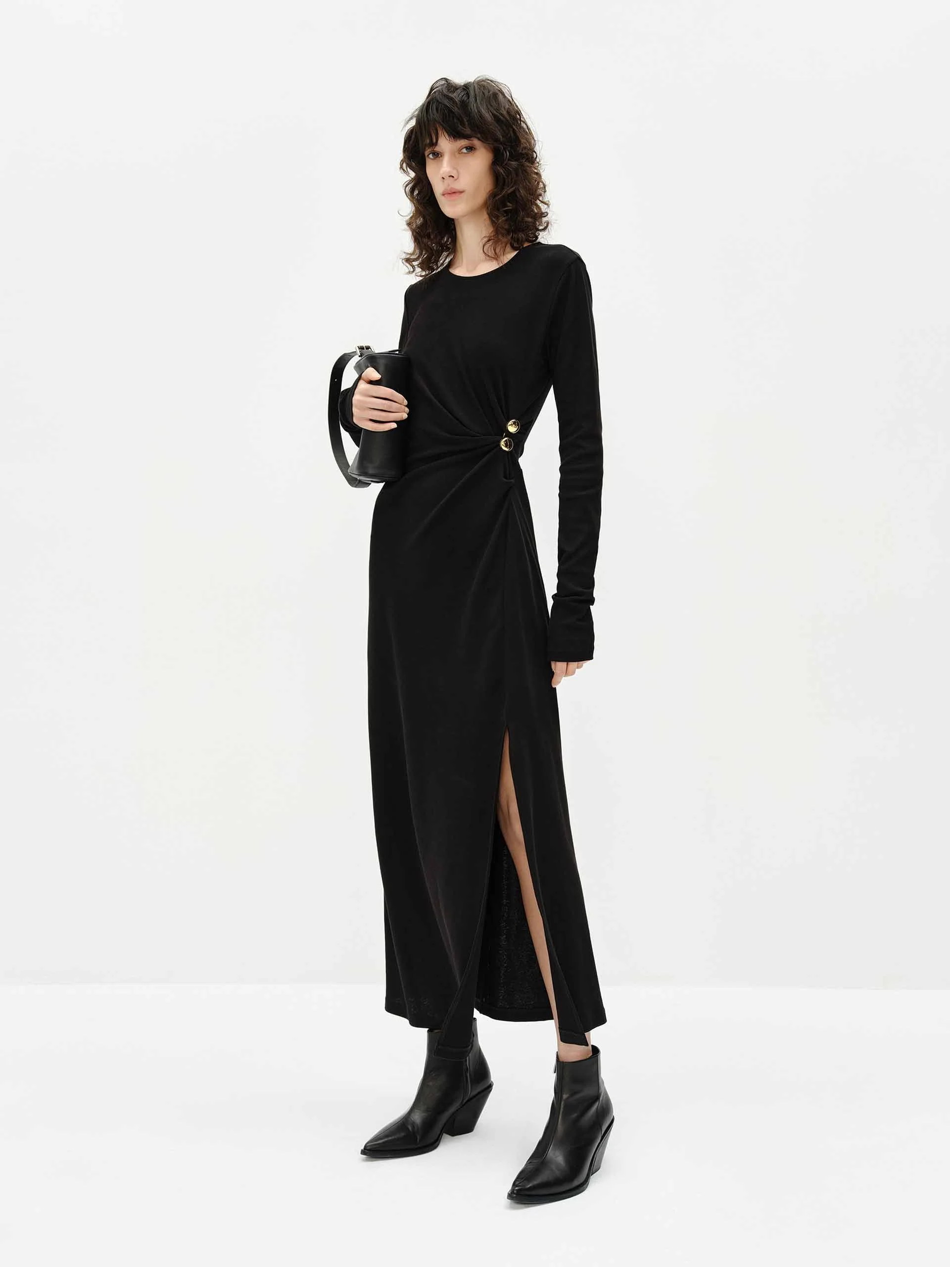 Longline Cotton Dress - Image 6
