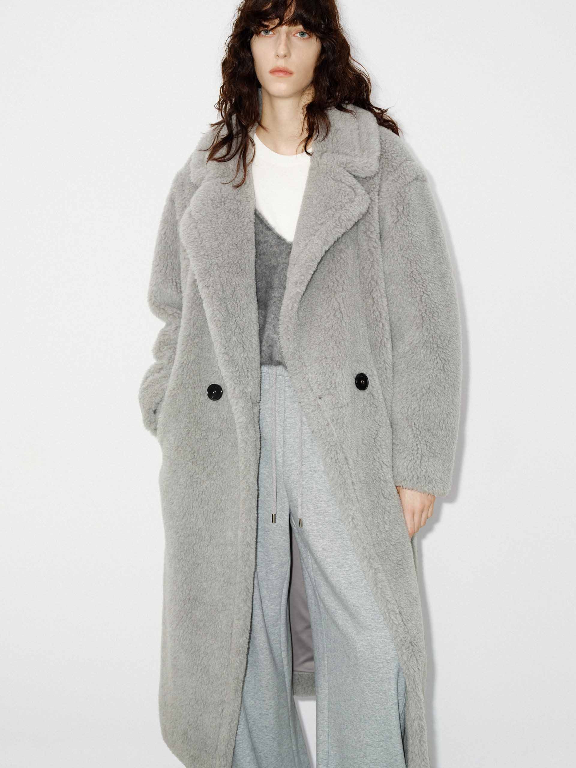 Longline Teddy Coat - Image 2