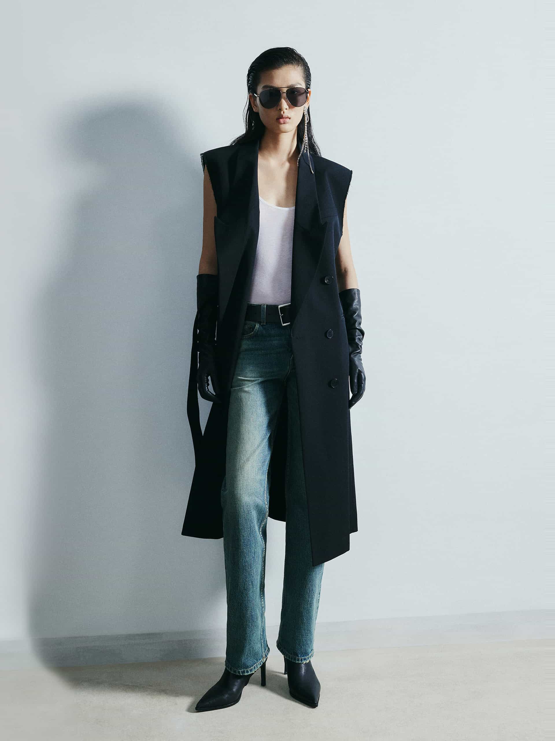 Longline Wool Waistcoat - Image 2