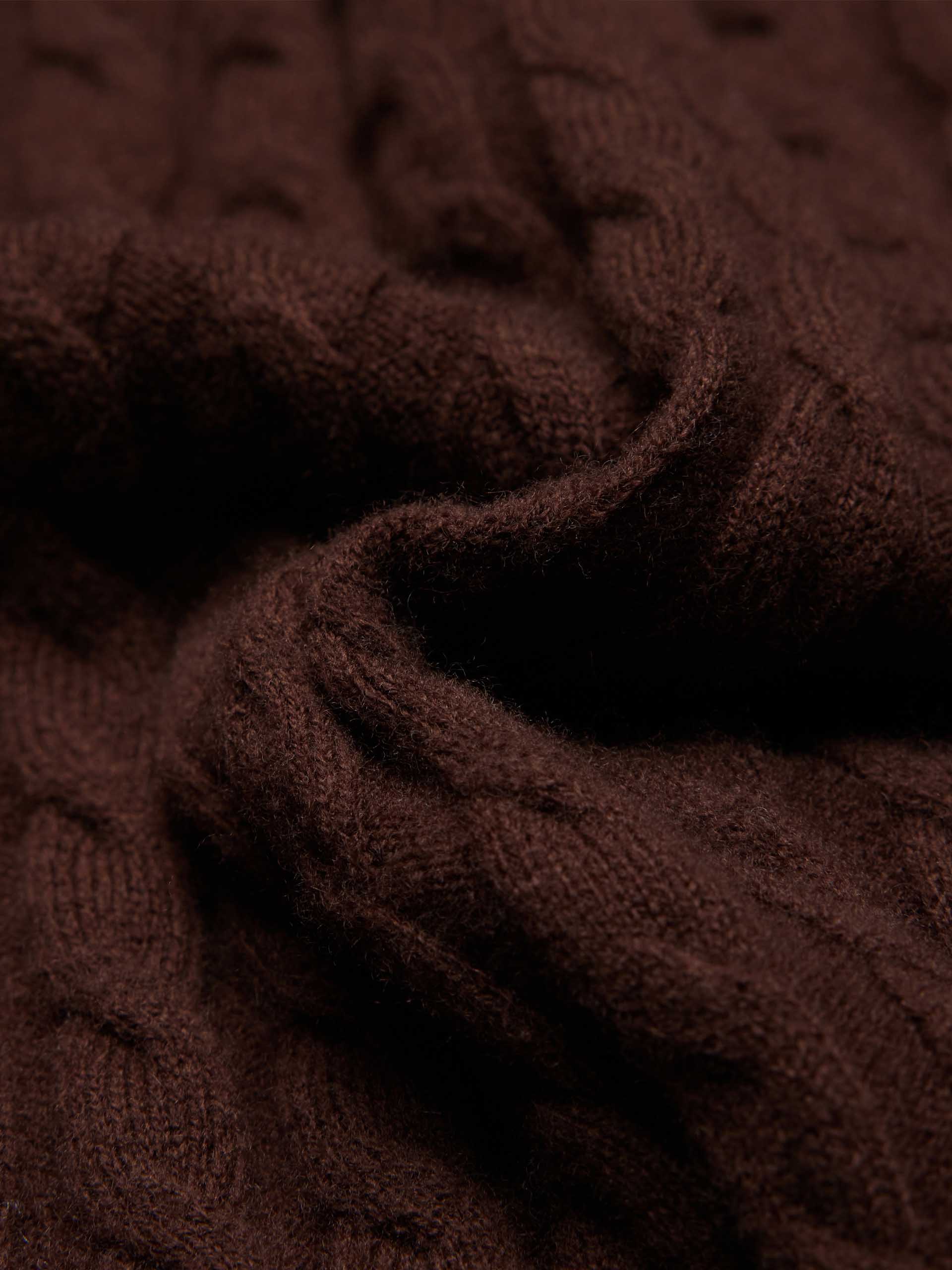 Loose Cable Knit Sweater - Image 4