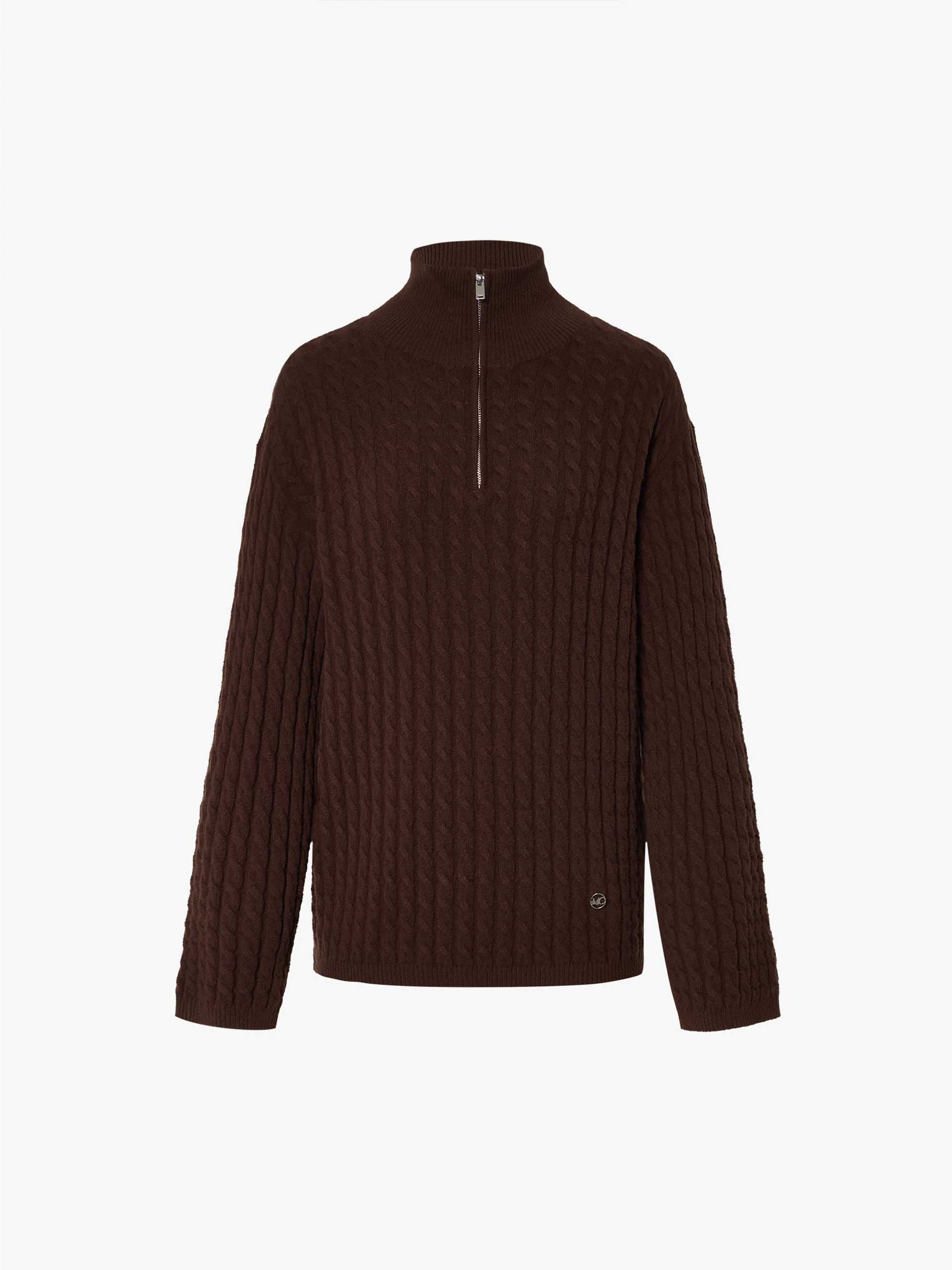 Loose Cable Knit Sweater - Image 5