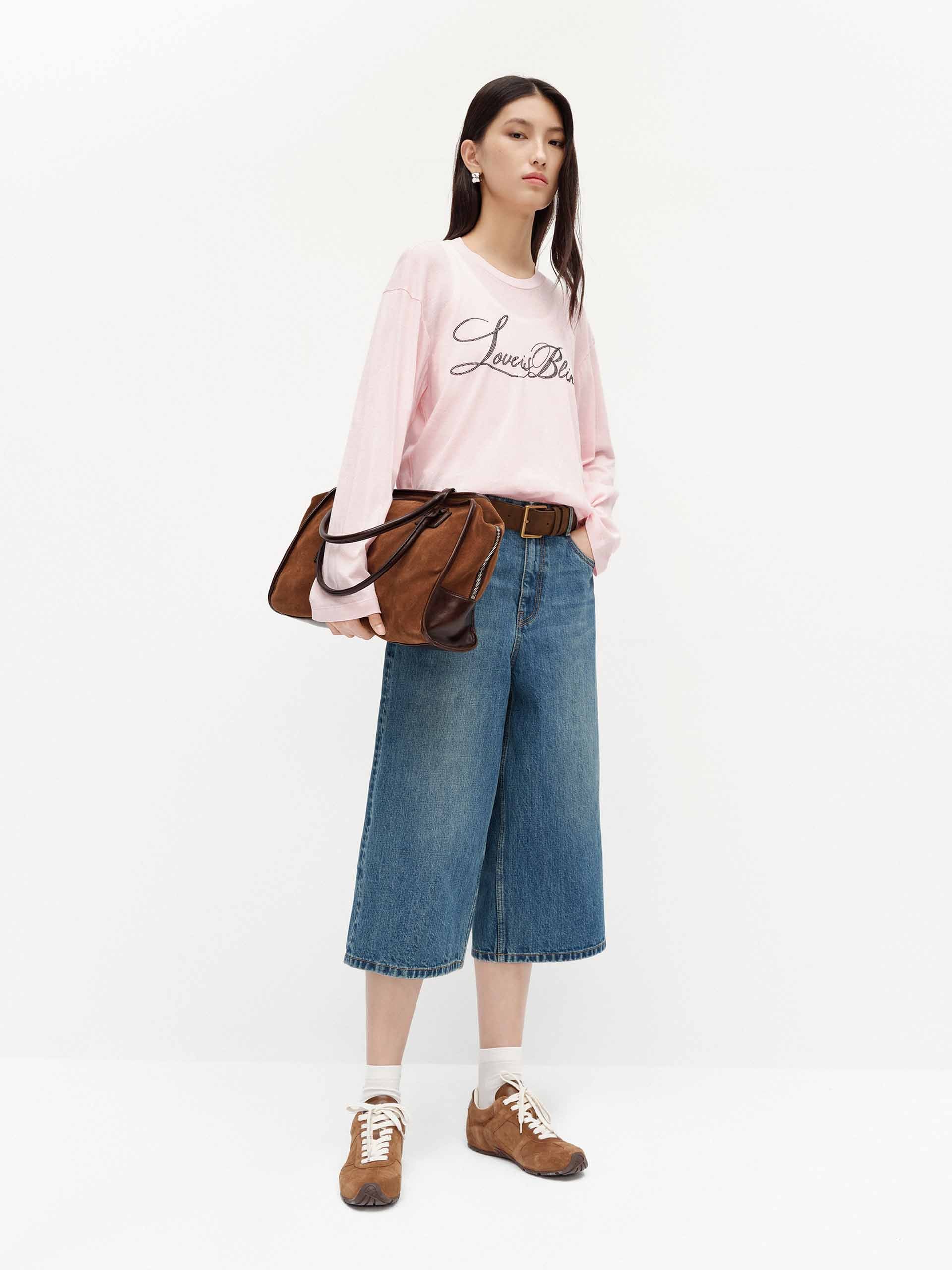 Loose Letter Print T-shirt - Image 18