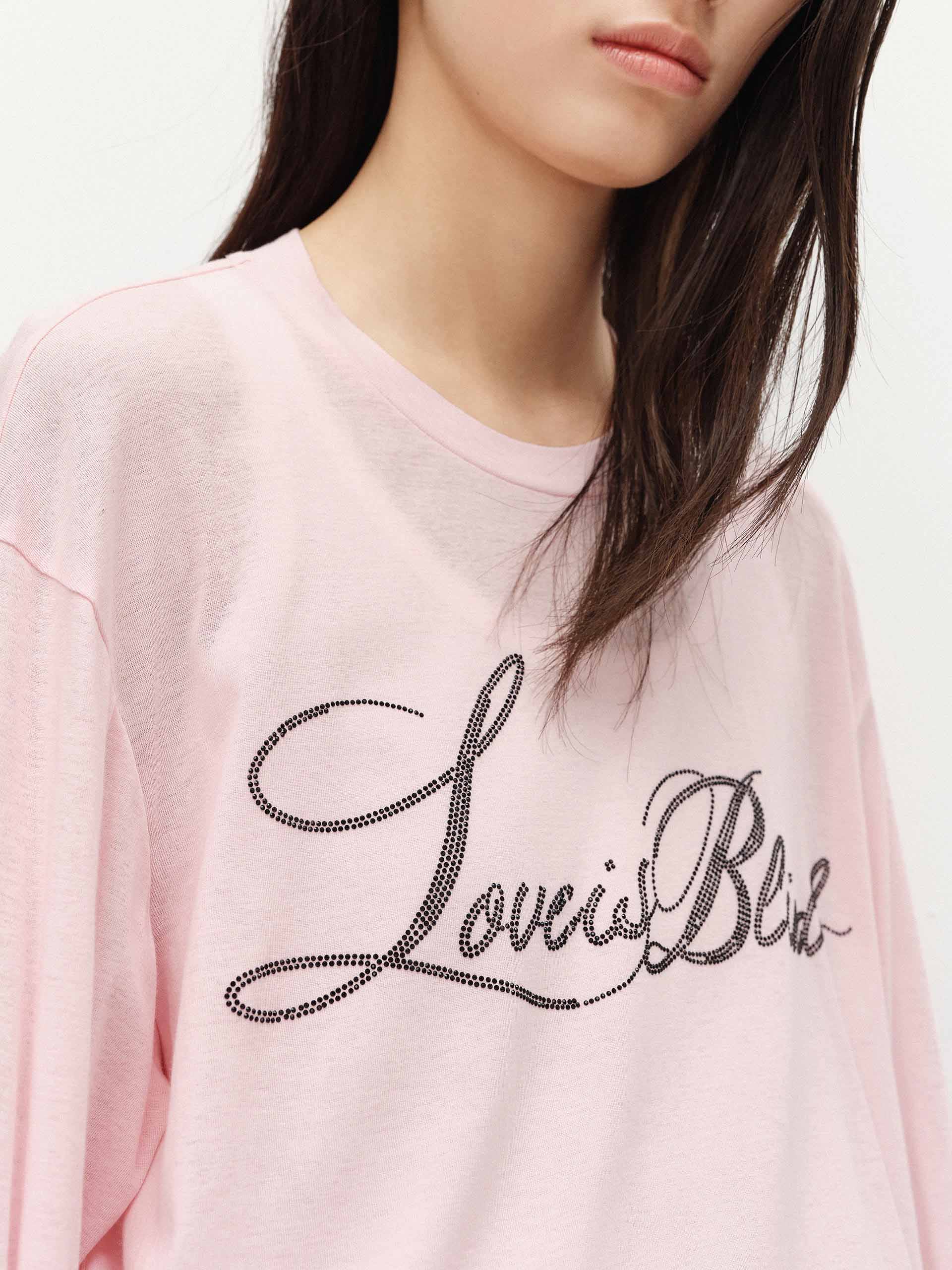 Loose Letter Print T-shirt - Image 20
