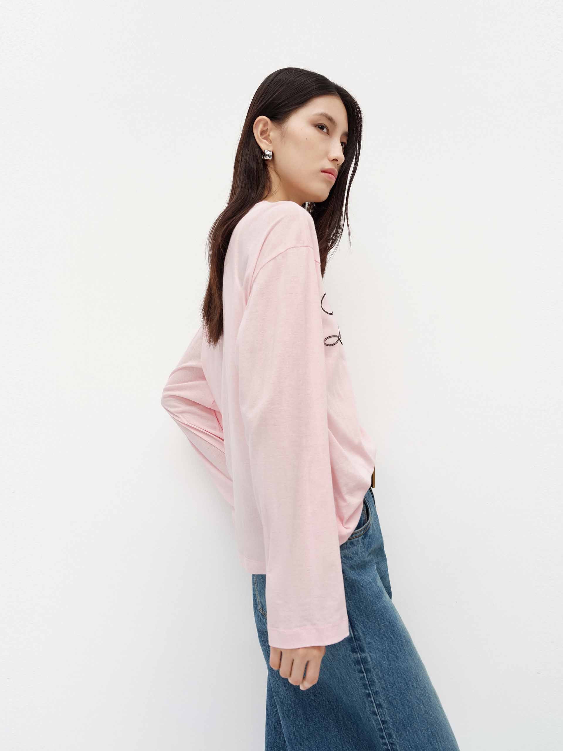 Loose Letter Print T-shirt - Image 21