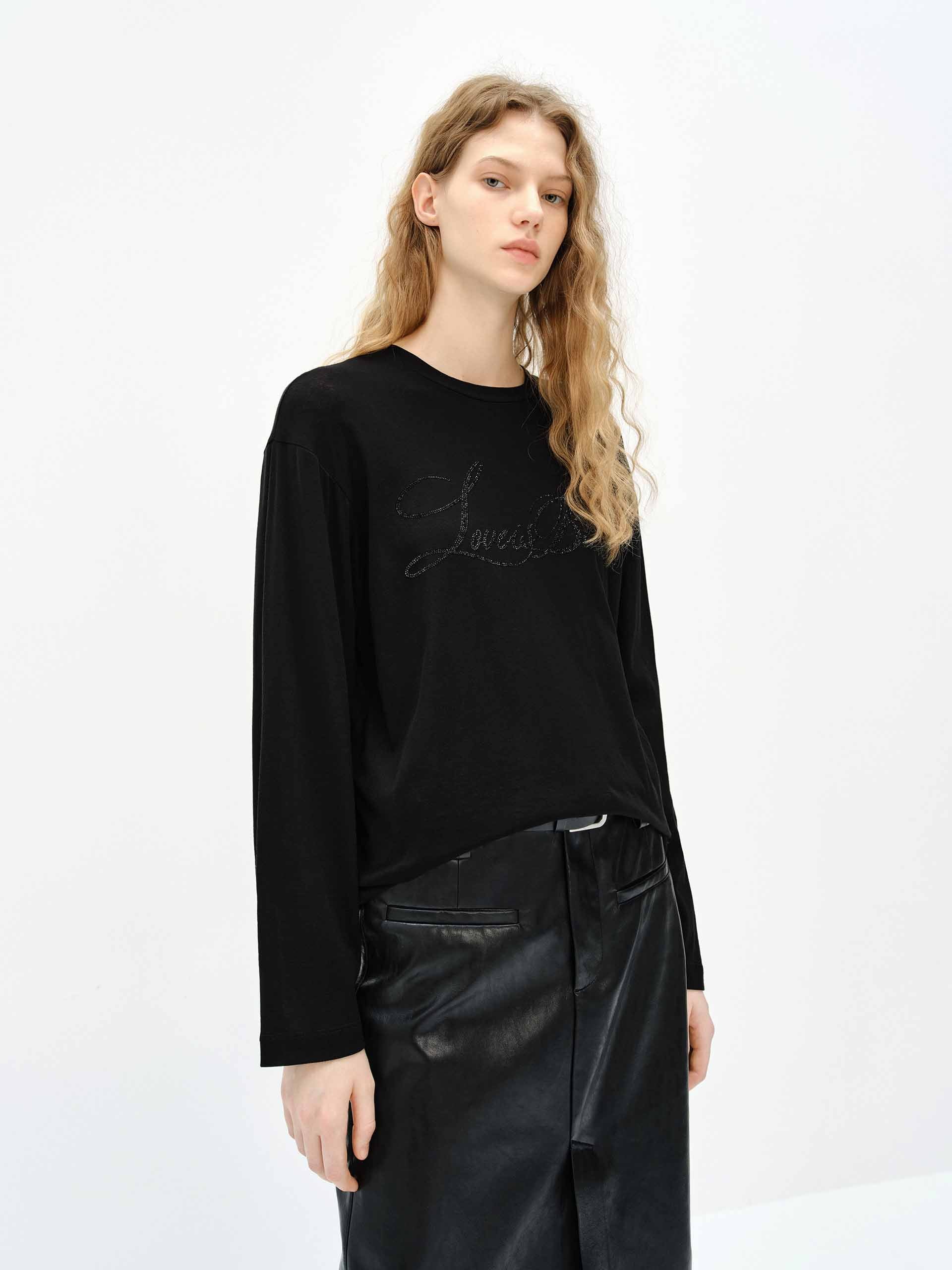 Loose Letter Print T-shirt - Image 7