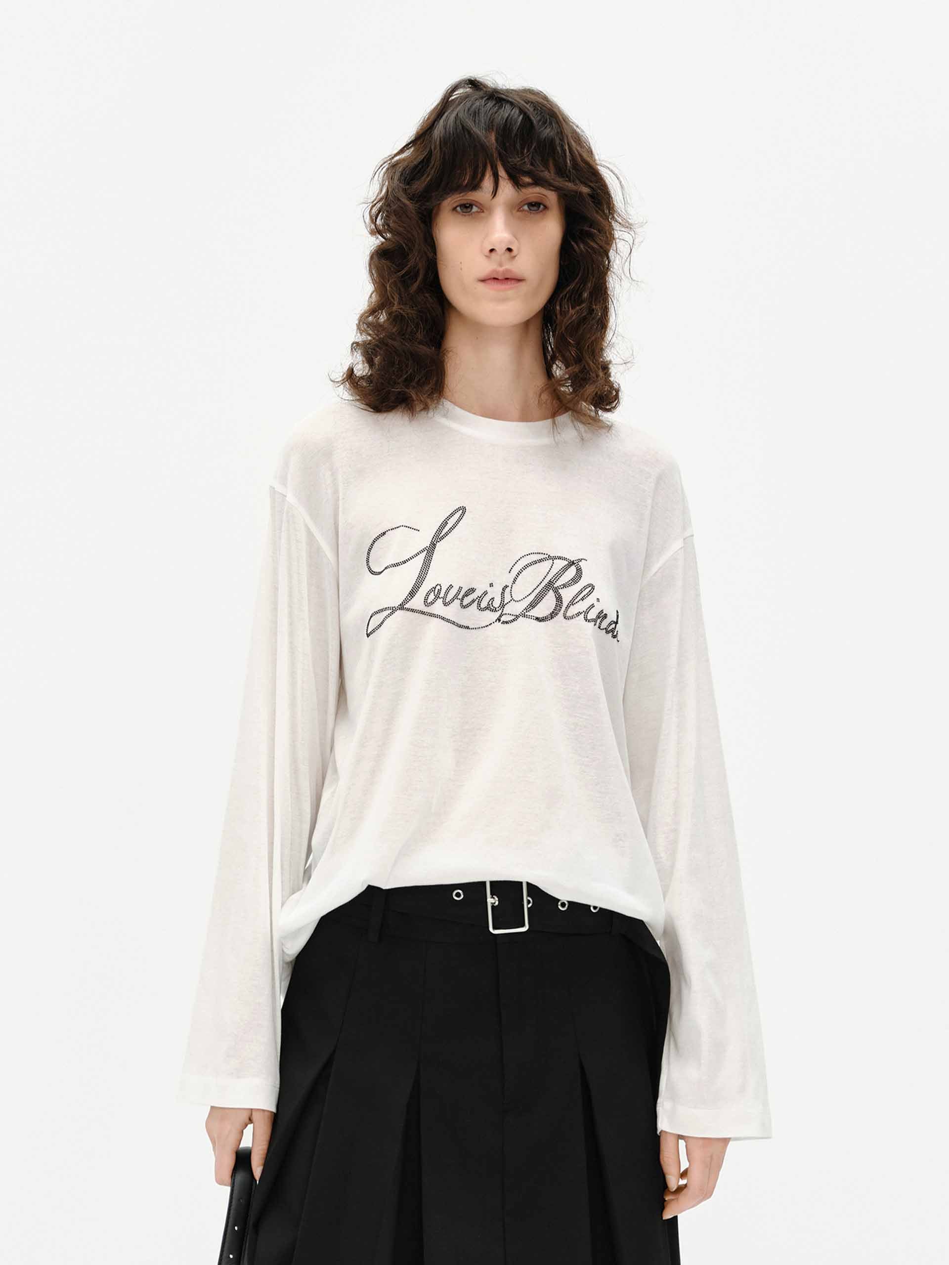 Loose Letter Print T-shirt - Image 9