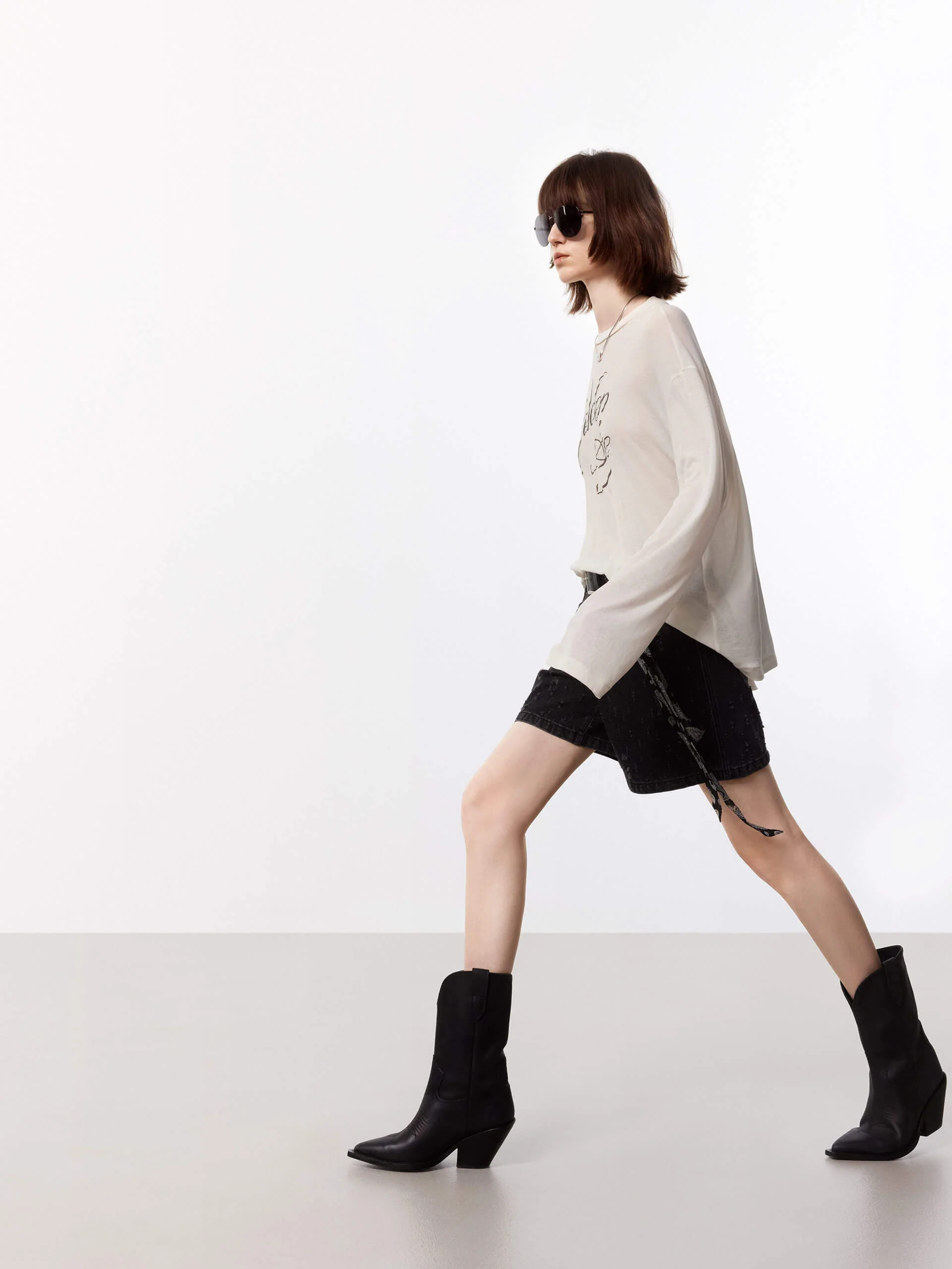 Loose Long Sleeve T-shirt - Image 22