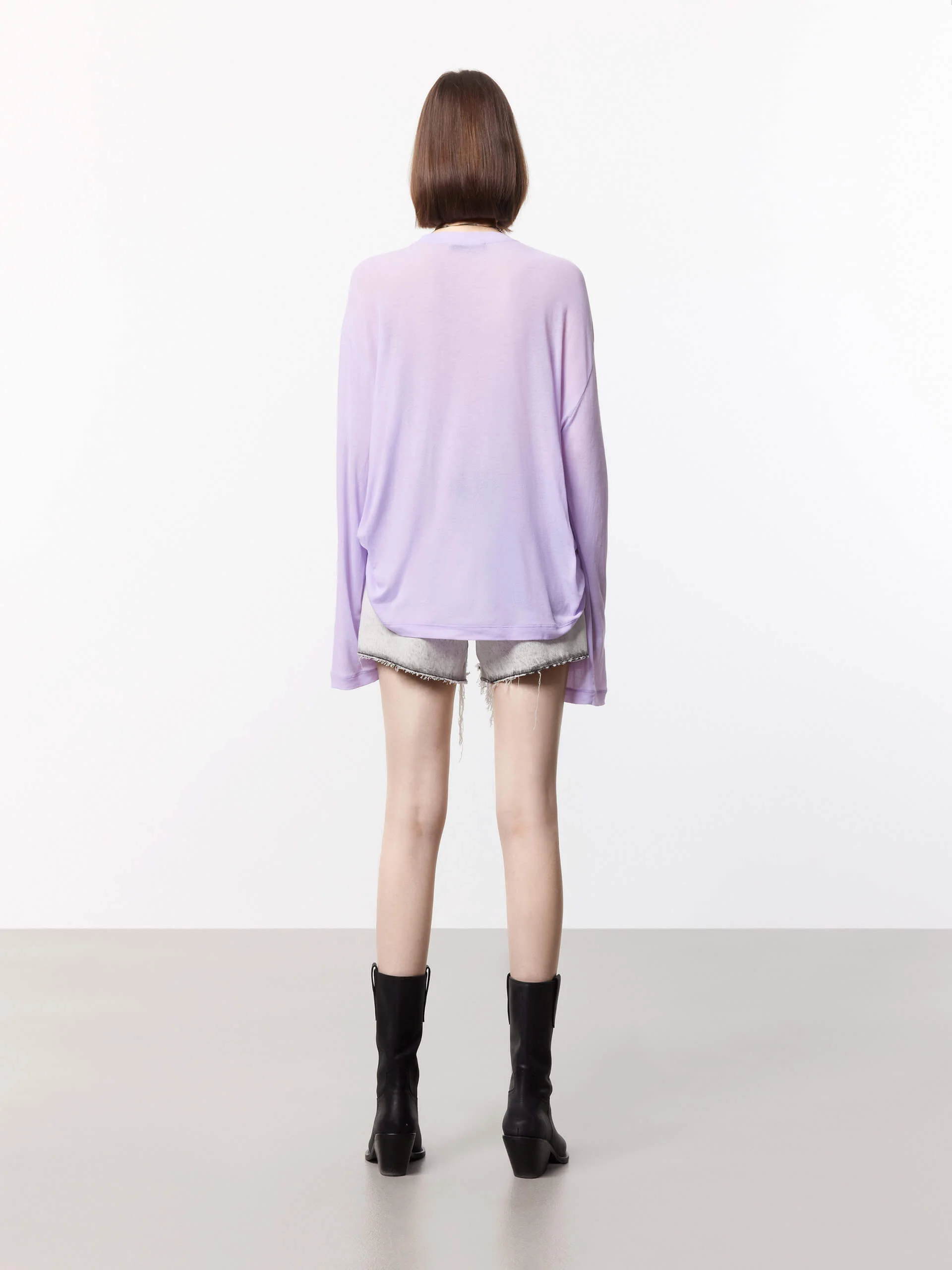 Loose Long Sleeve T-shirt - Image 3