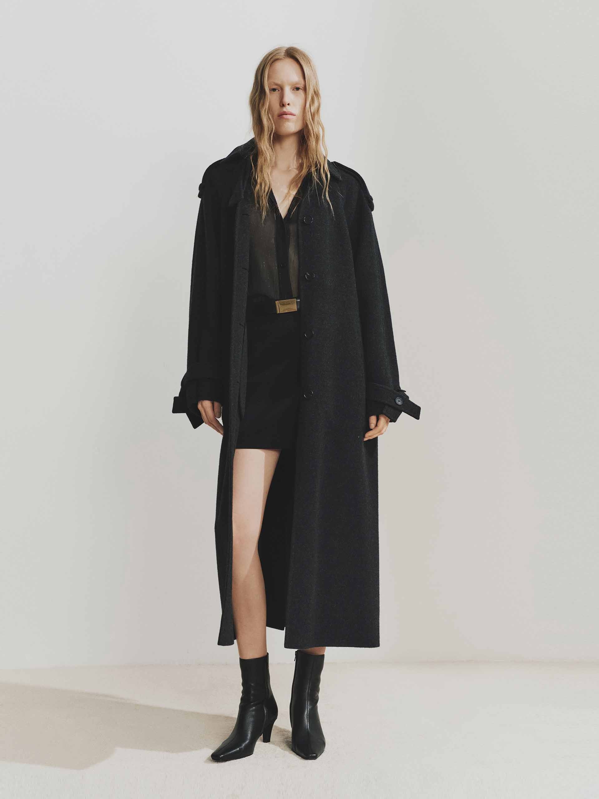 Lurex Detail Mini Skirt - Image 2