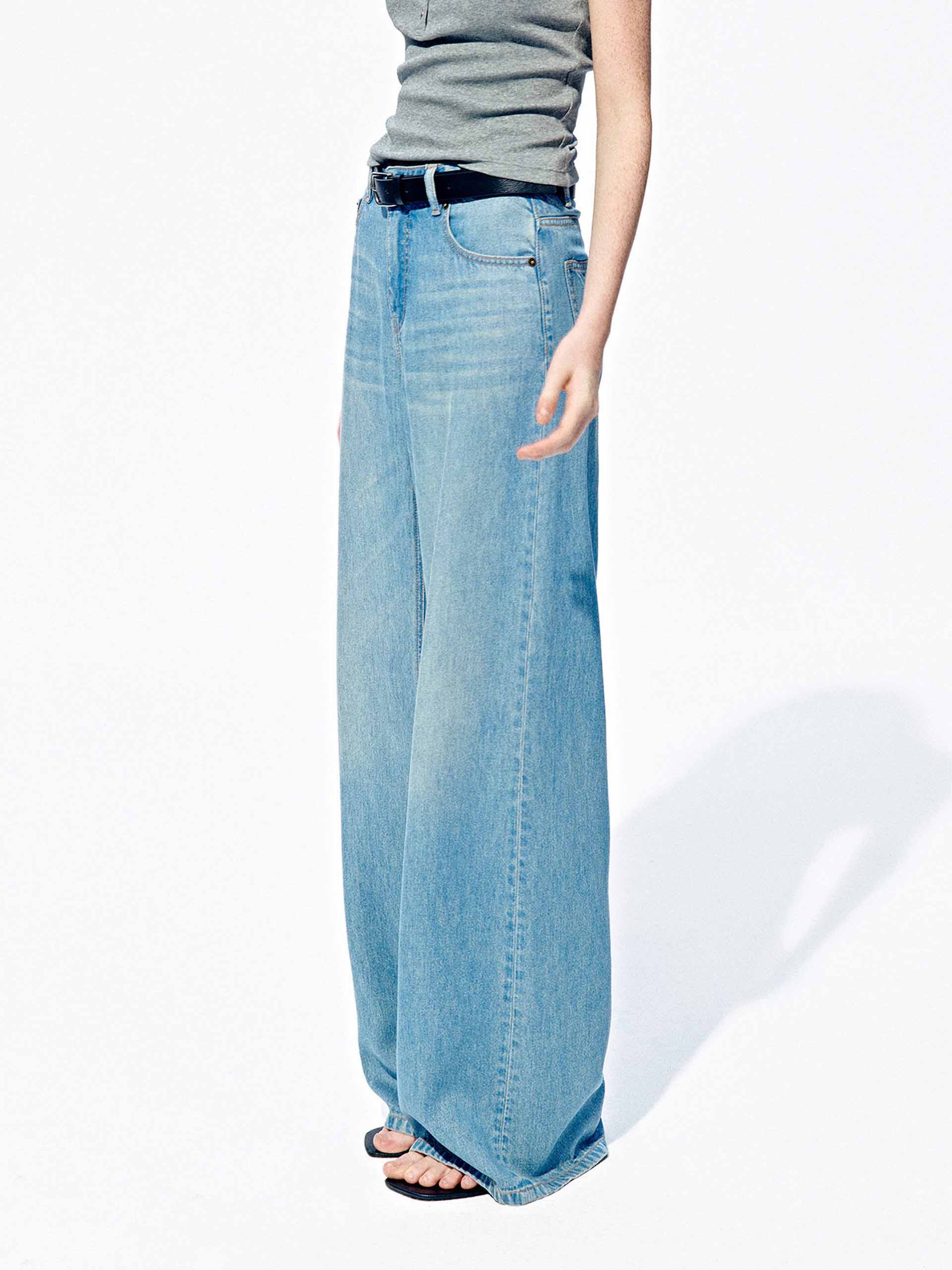 Lyocell Wide-Leg Jeans - Image 6