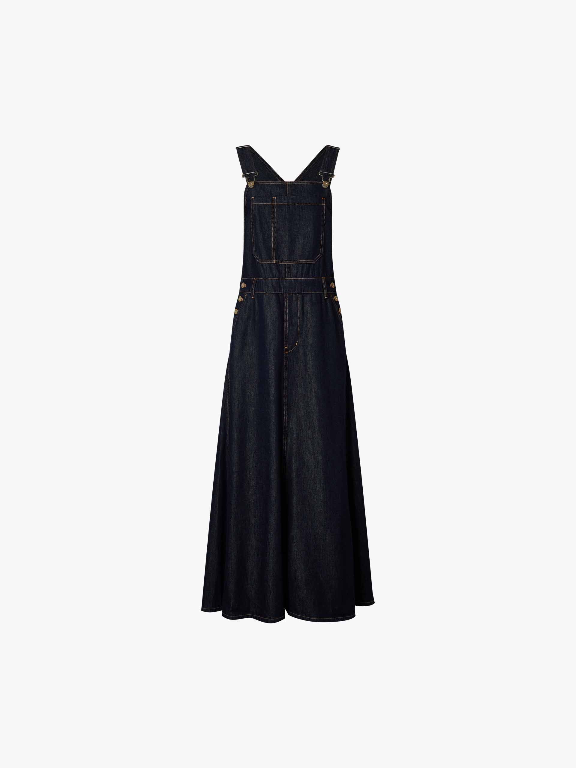 Maxi Denim Overalls Dress - Image 5