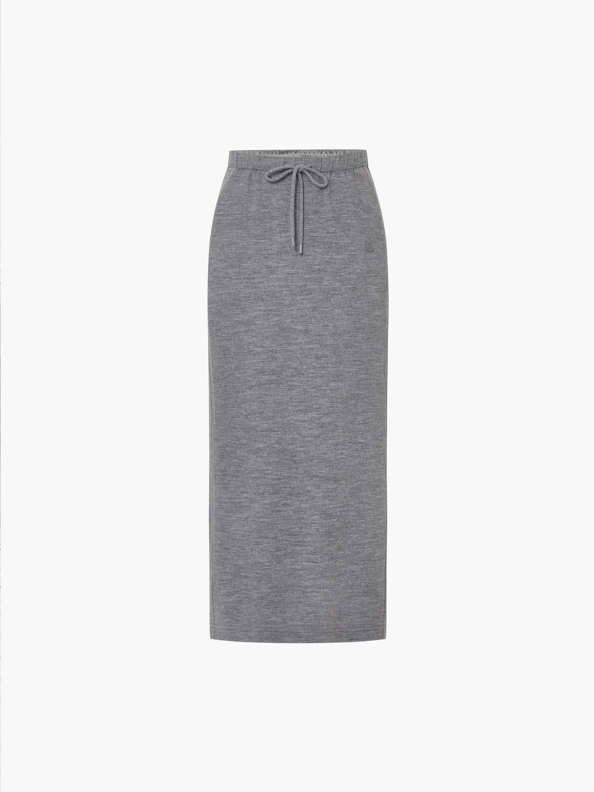 Maxi Length Wool Skirt - Image 5