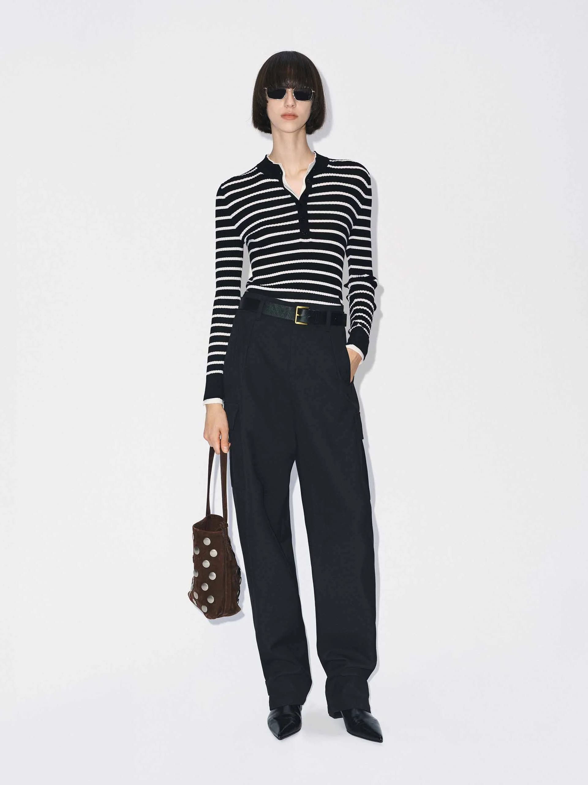 Merino Wool Ribbed Sweater - Image 2