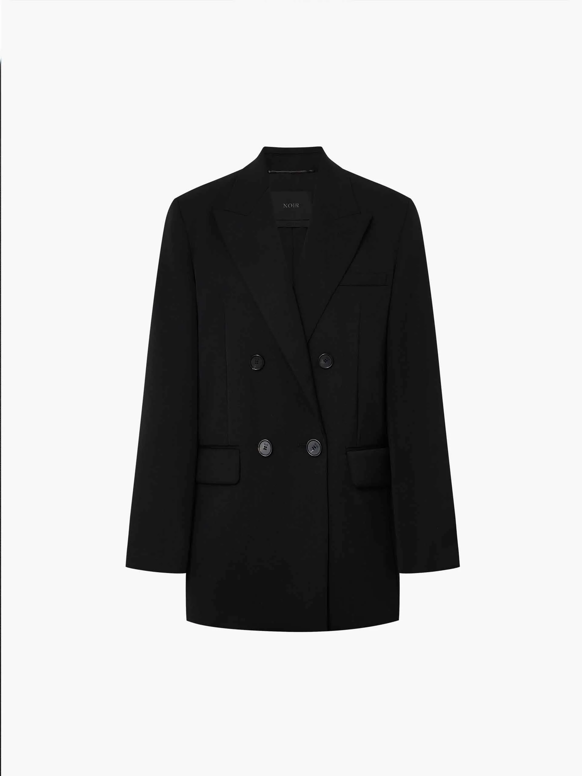 Merino Wool Structured Blazer - Image 5