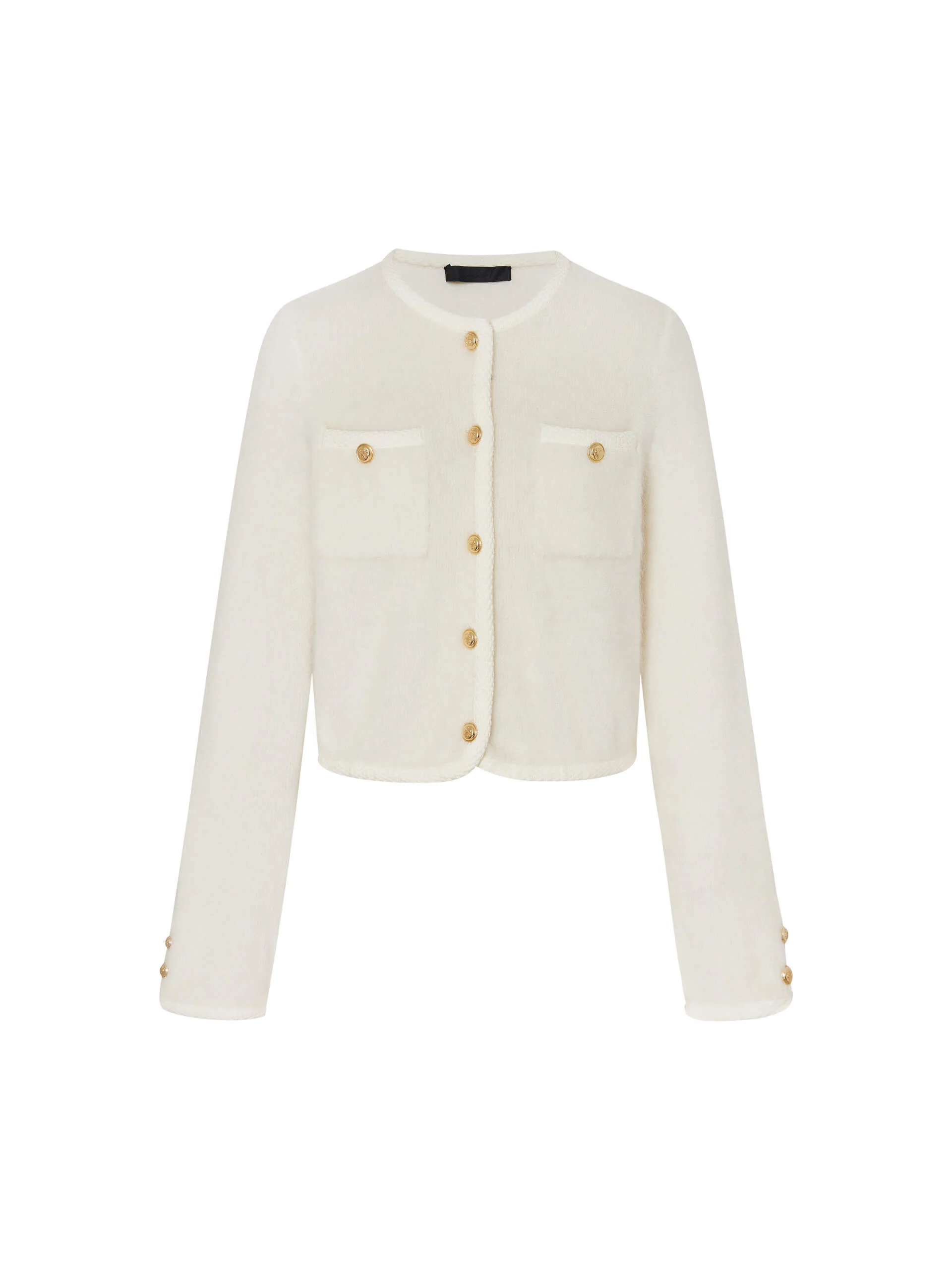 Metal Button Boxy Cardigan - Image 5