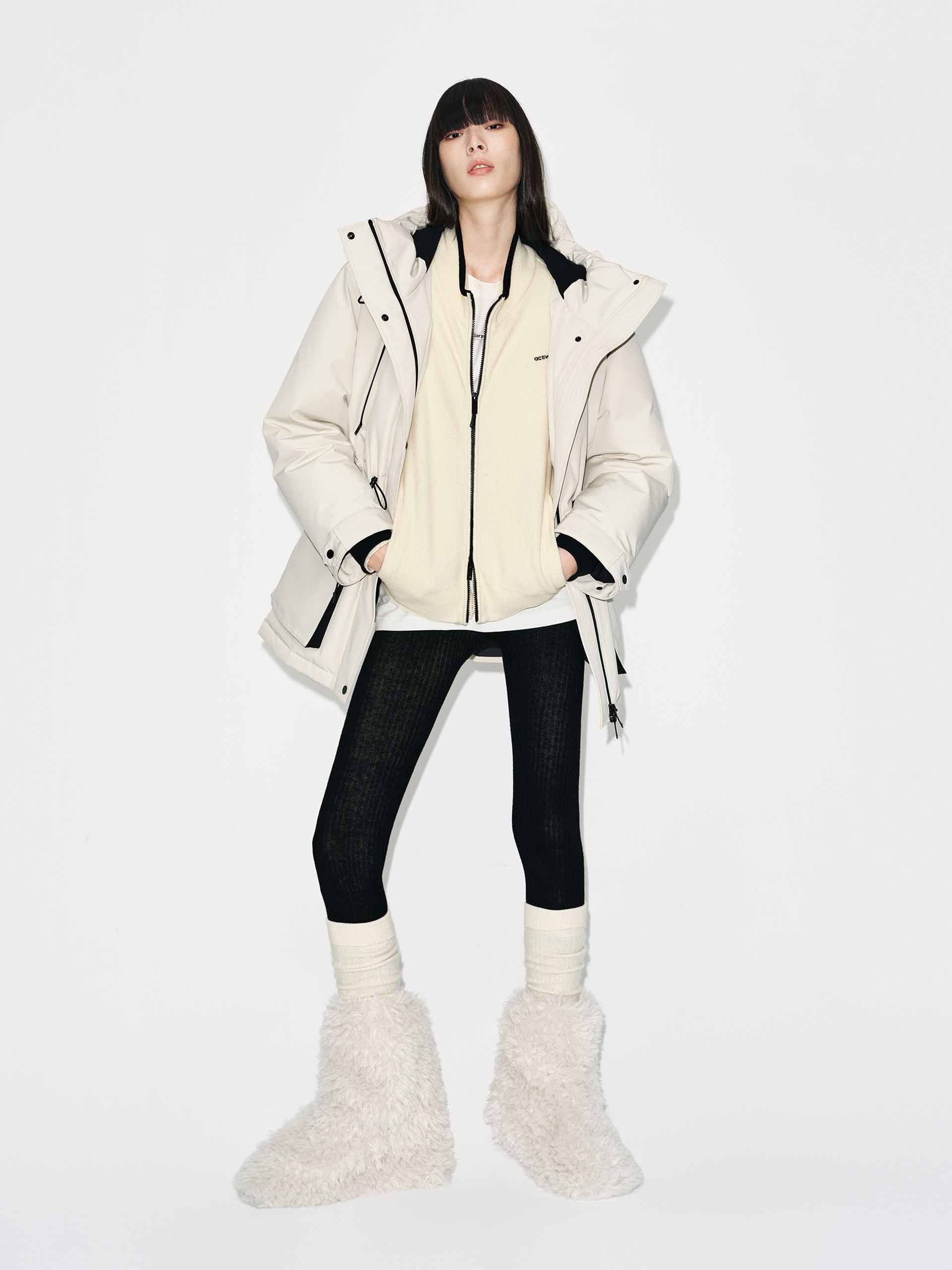 Mid-Length Hooded Down Jacket - Image 2