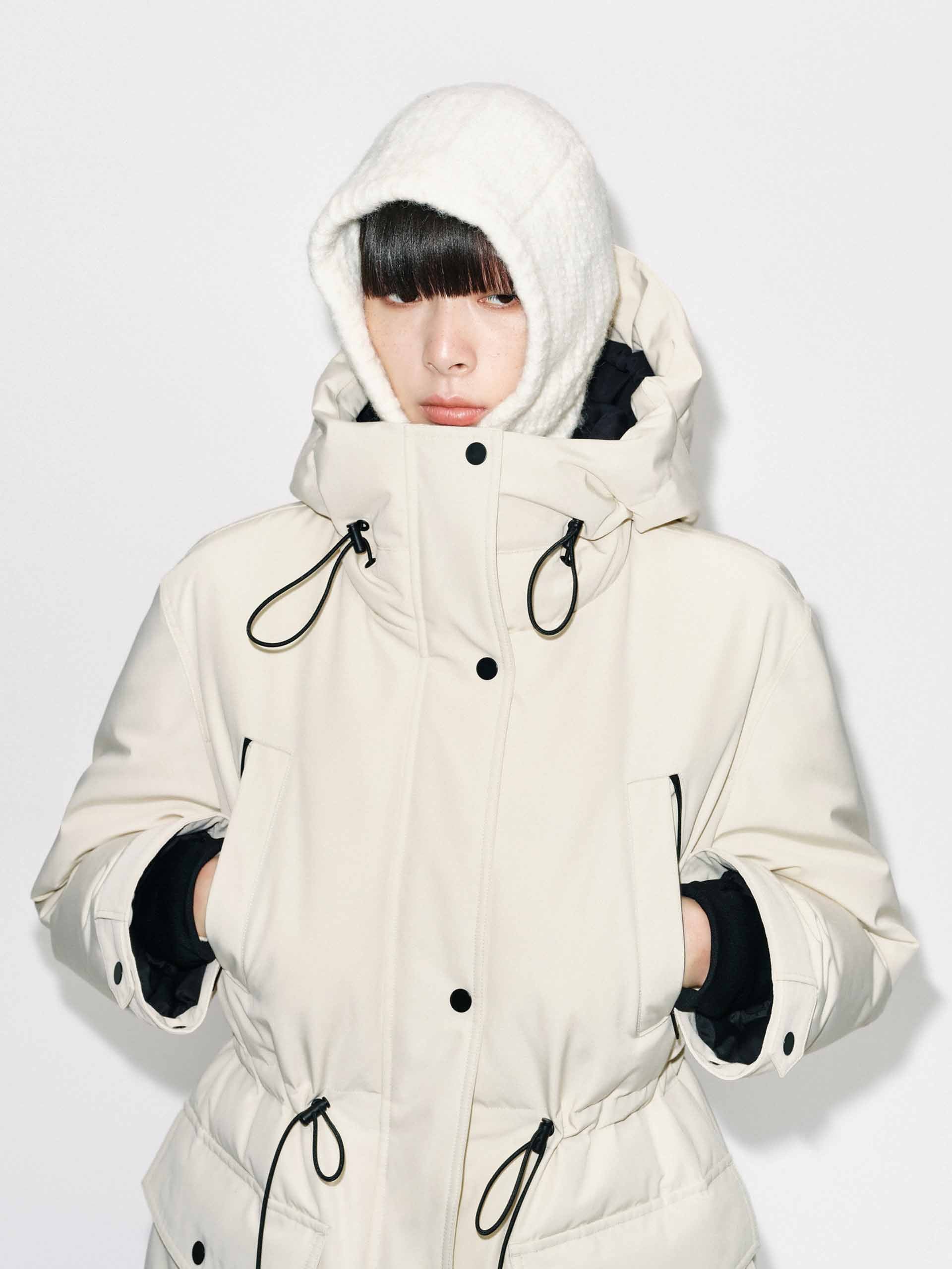 Mid-Length Hooded Down Jacket - Image 7