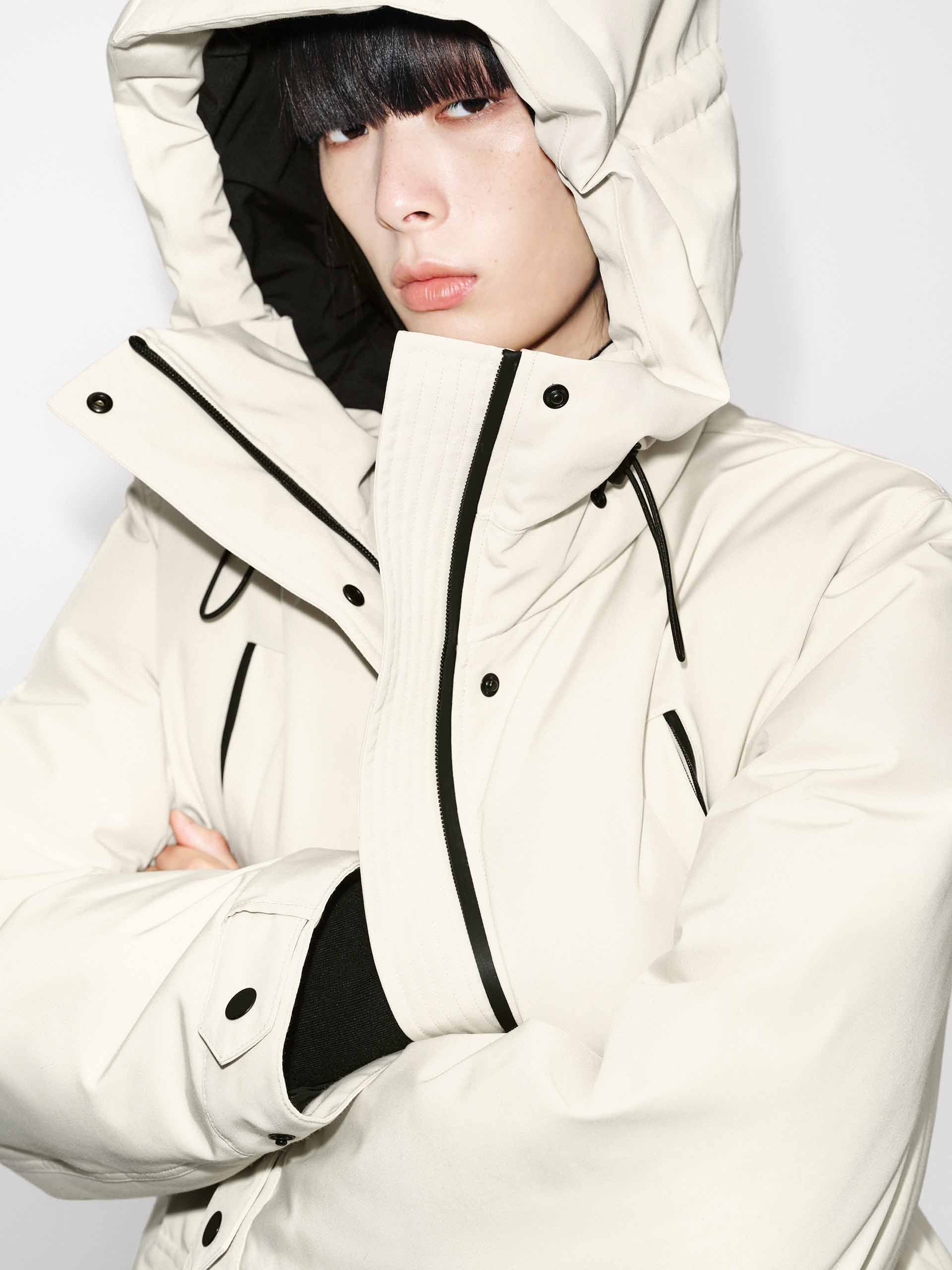 Mid-Length Hooded Down Jacket - Image 8