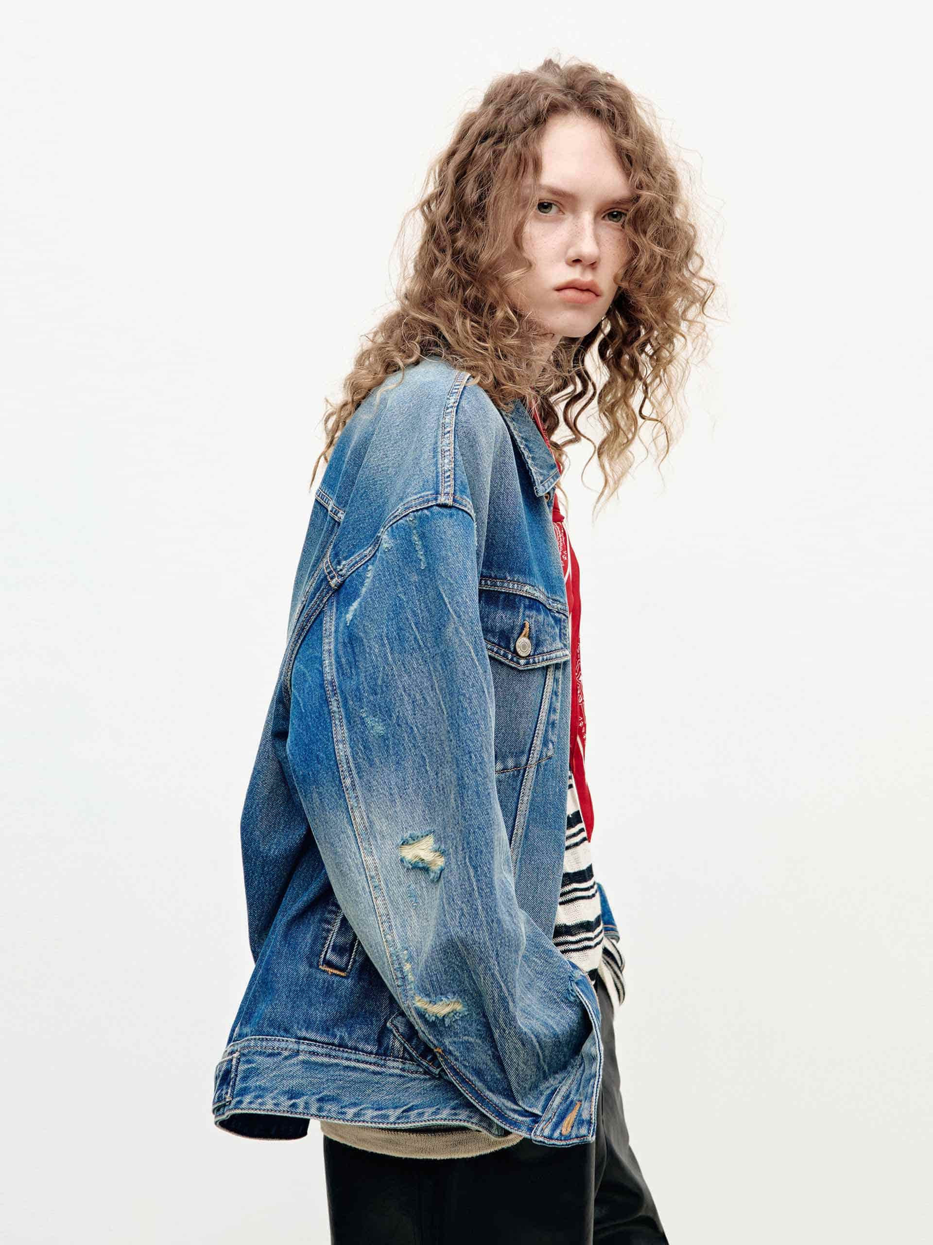 Multi Pocket Ripped Jacket - Image 3