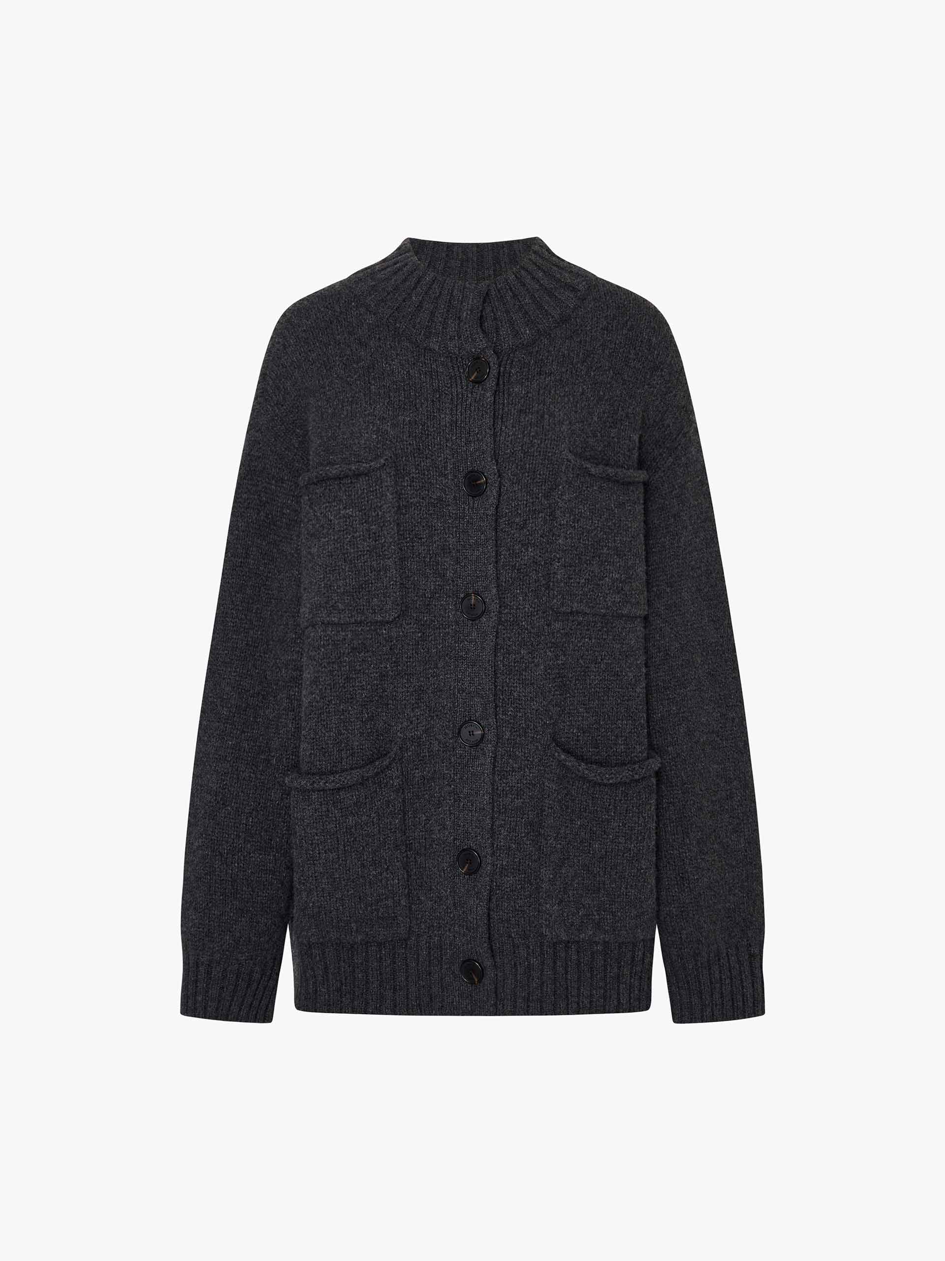 Multi Pockets Knitted Cardigan - Image 5