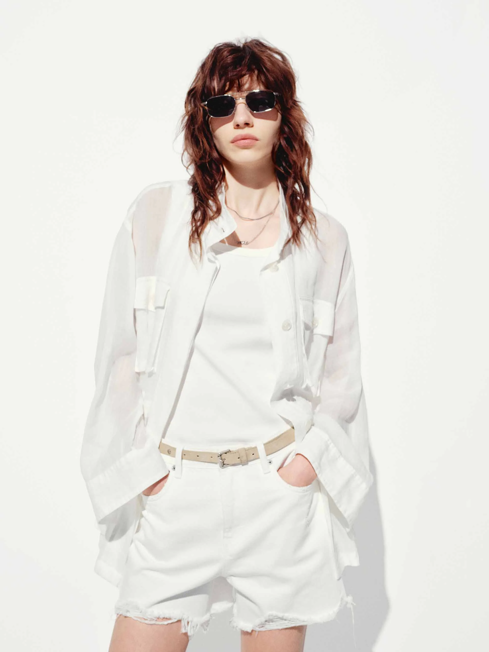 Multi Pockets Ramie Coat - Image 3