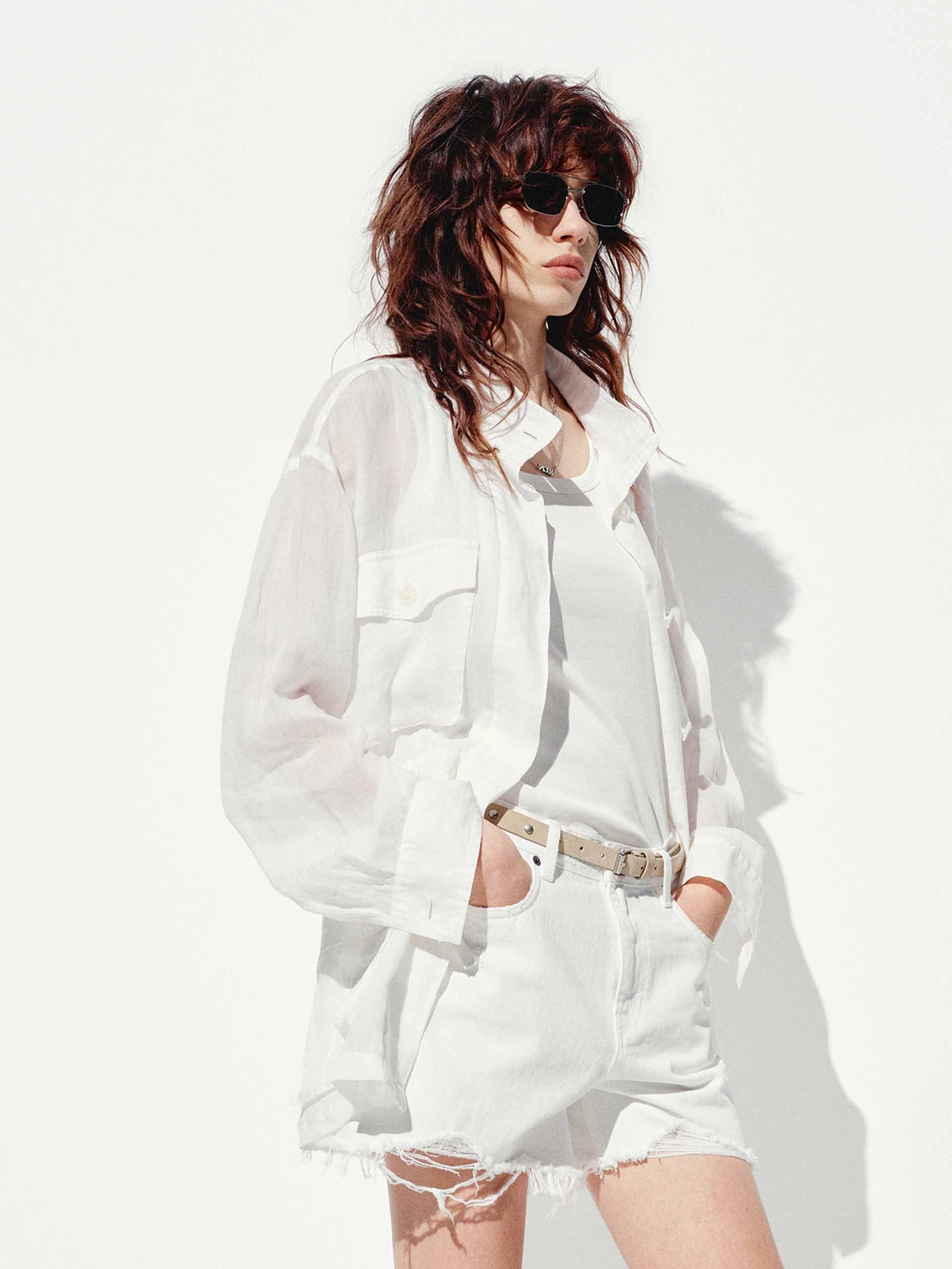 Multi Pockets Ramie Coat - Image 6