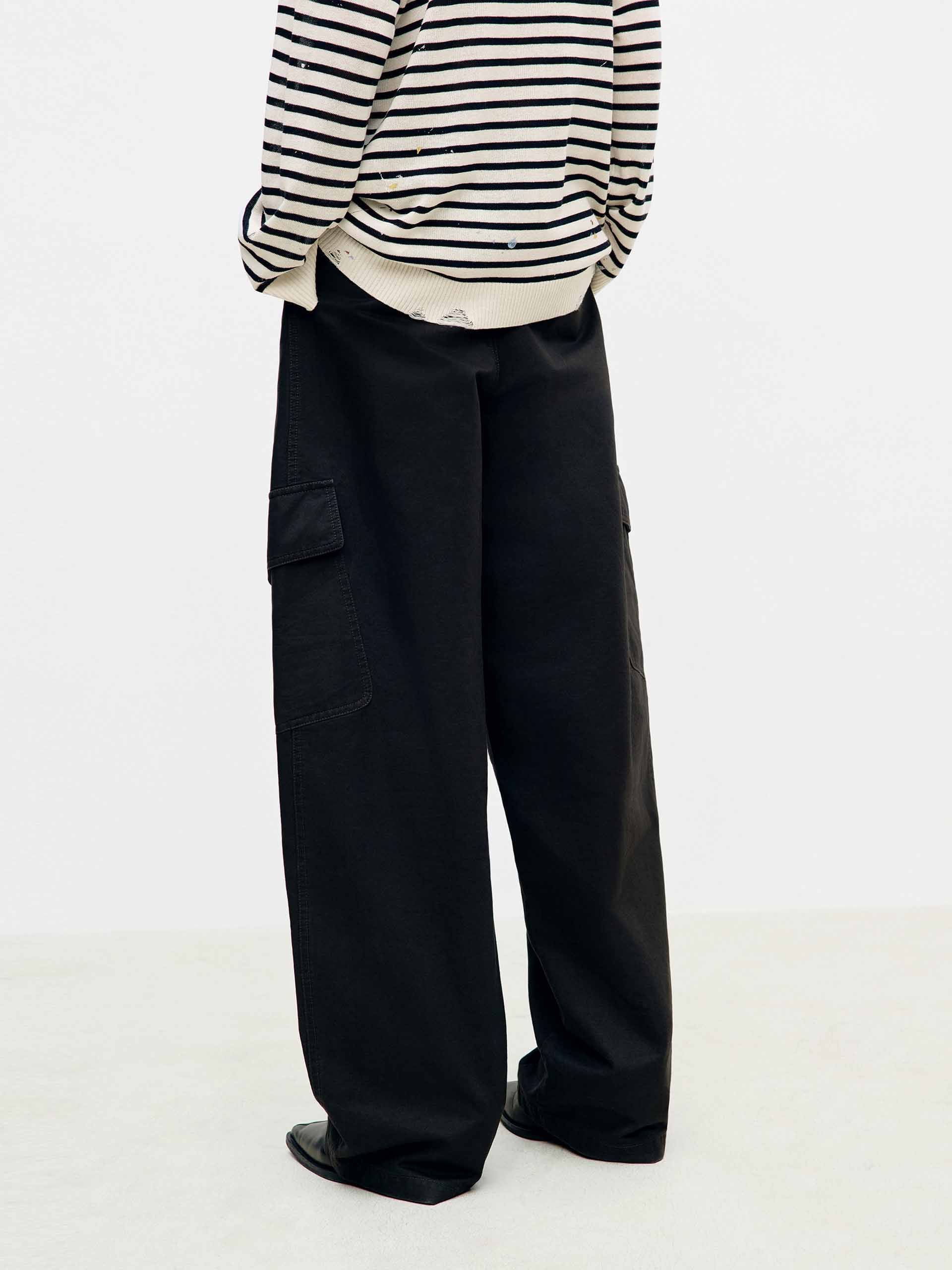 Multiple Pockets Cotton Pants - Image 14