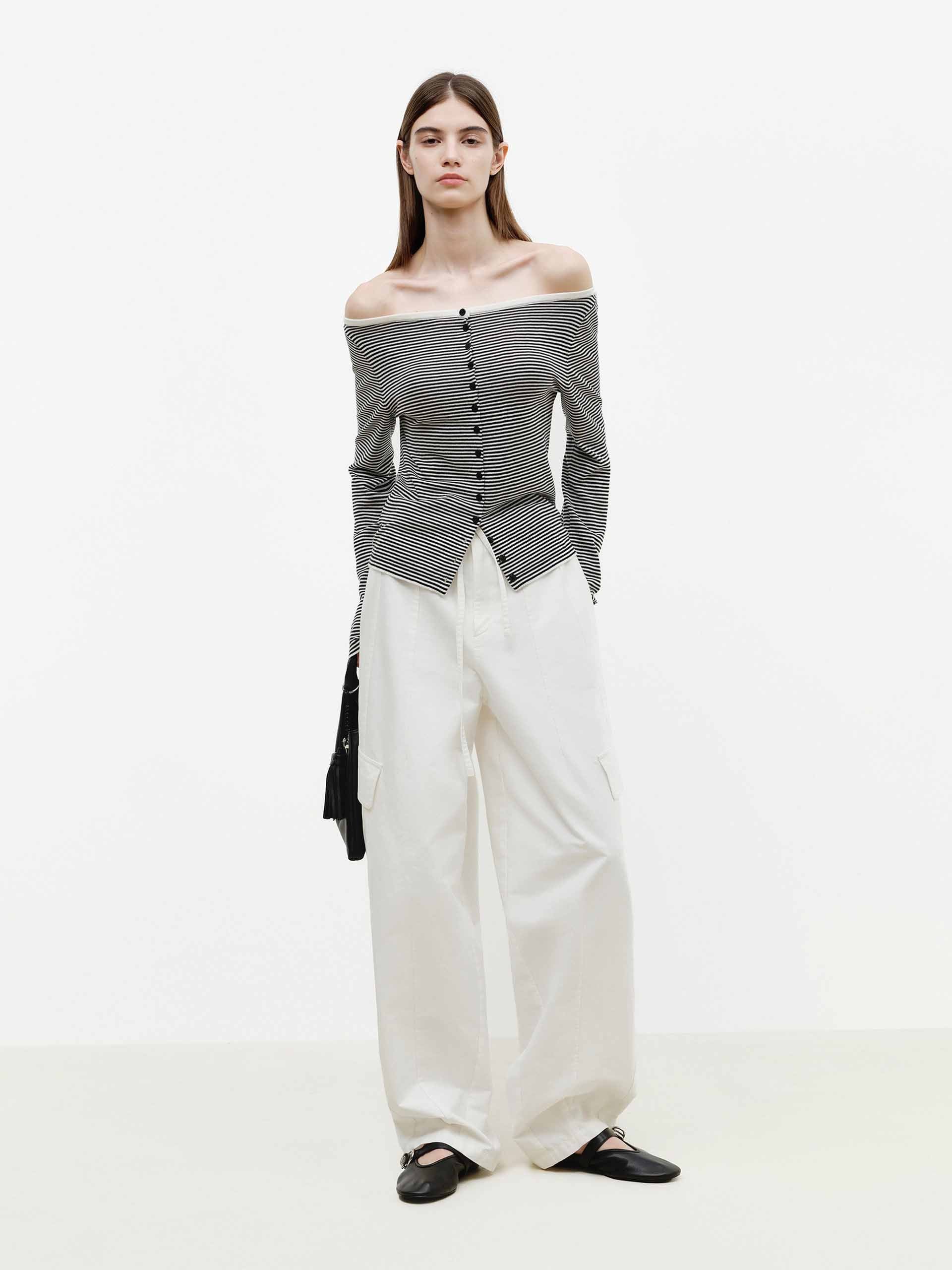 Multiple Pockets Cotton Pants - Image 2