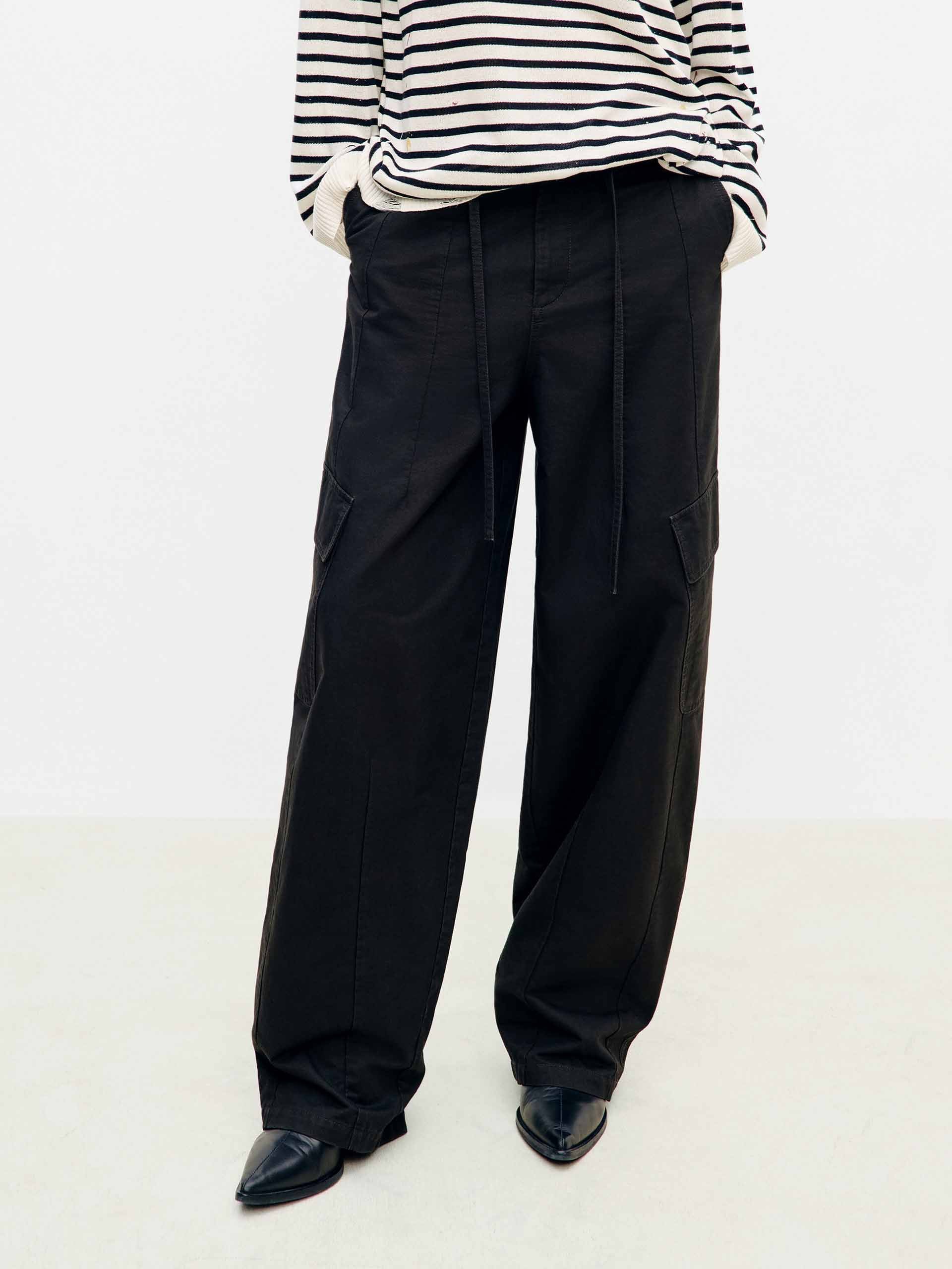 Multiple Pockets Cotton Pants - Image 9
