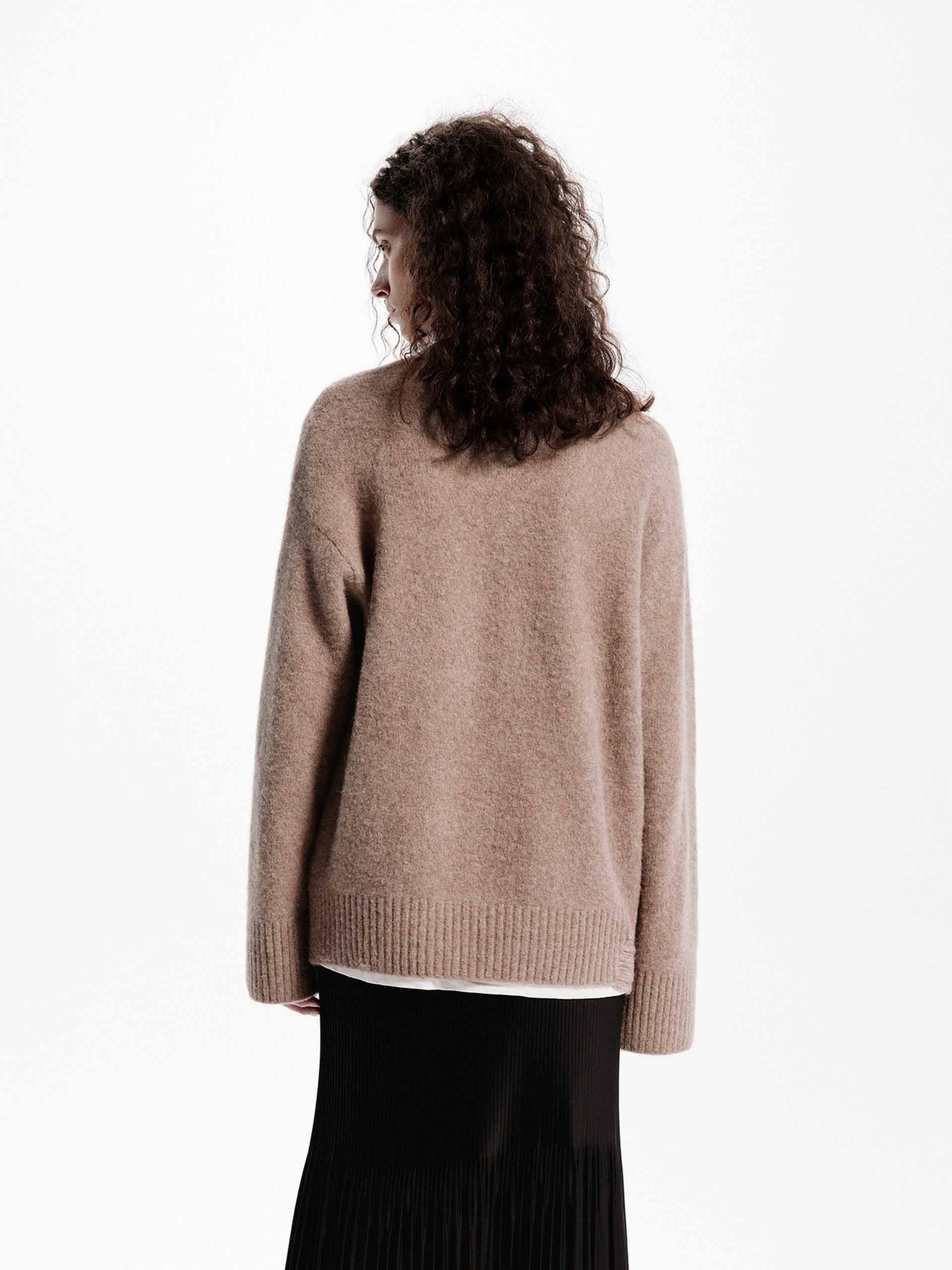 Mushroom Pattern Loose Sweater - Image 14