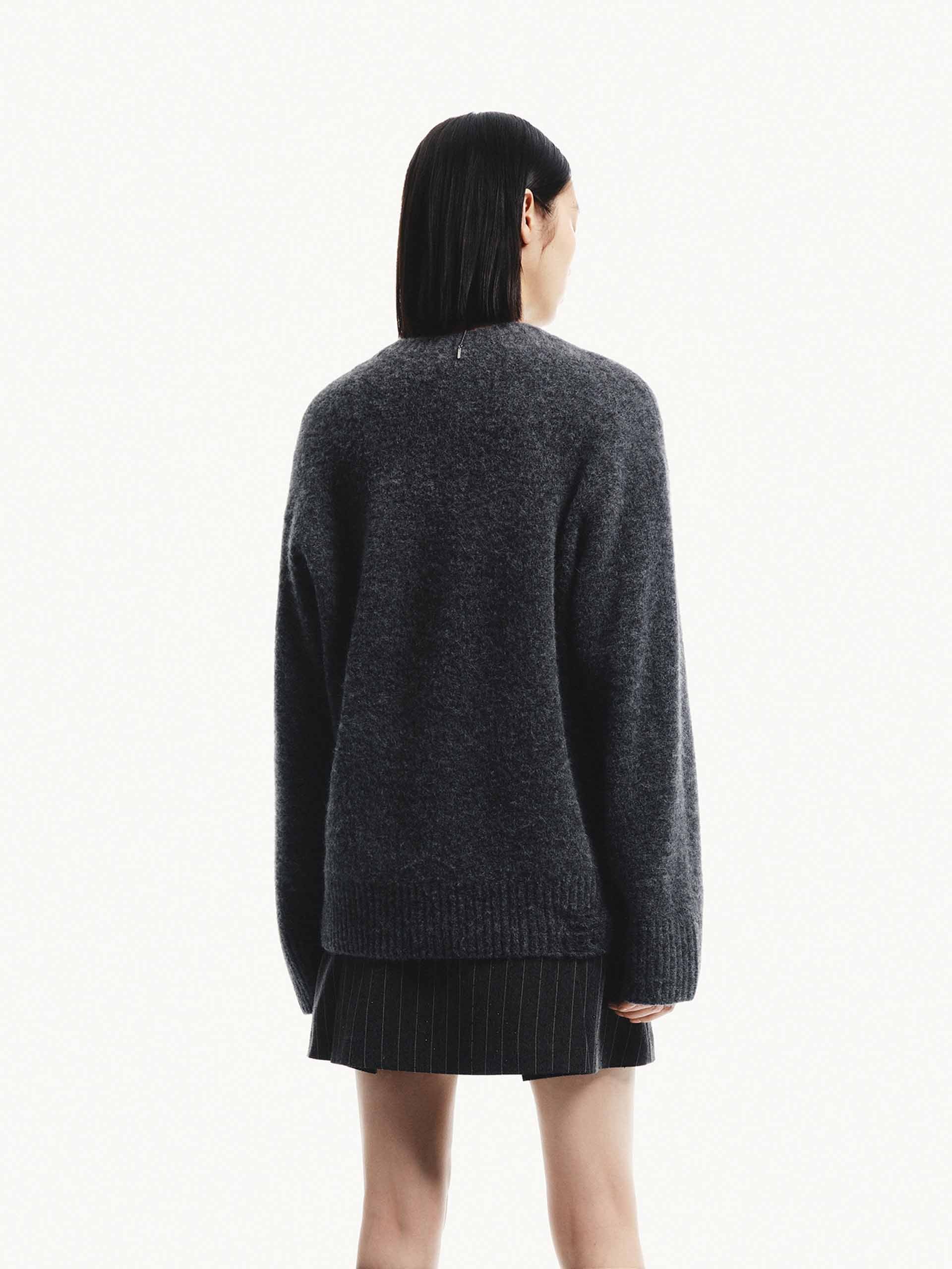 Mushroom Pattern Loose Sweater - Image 6