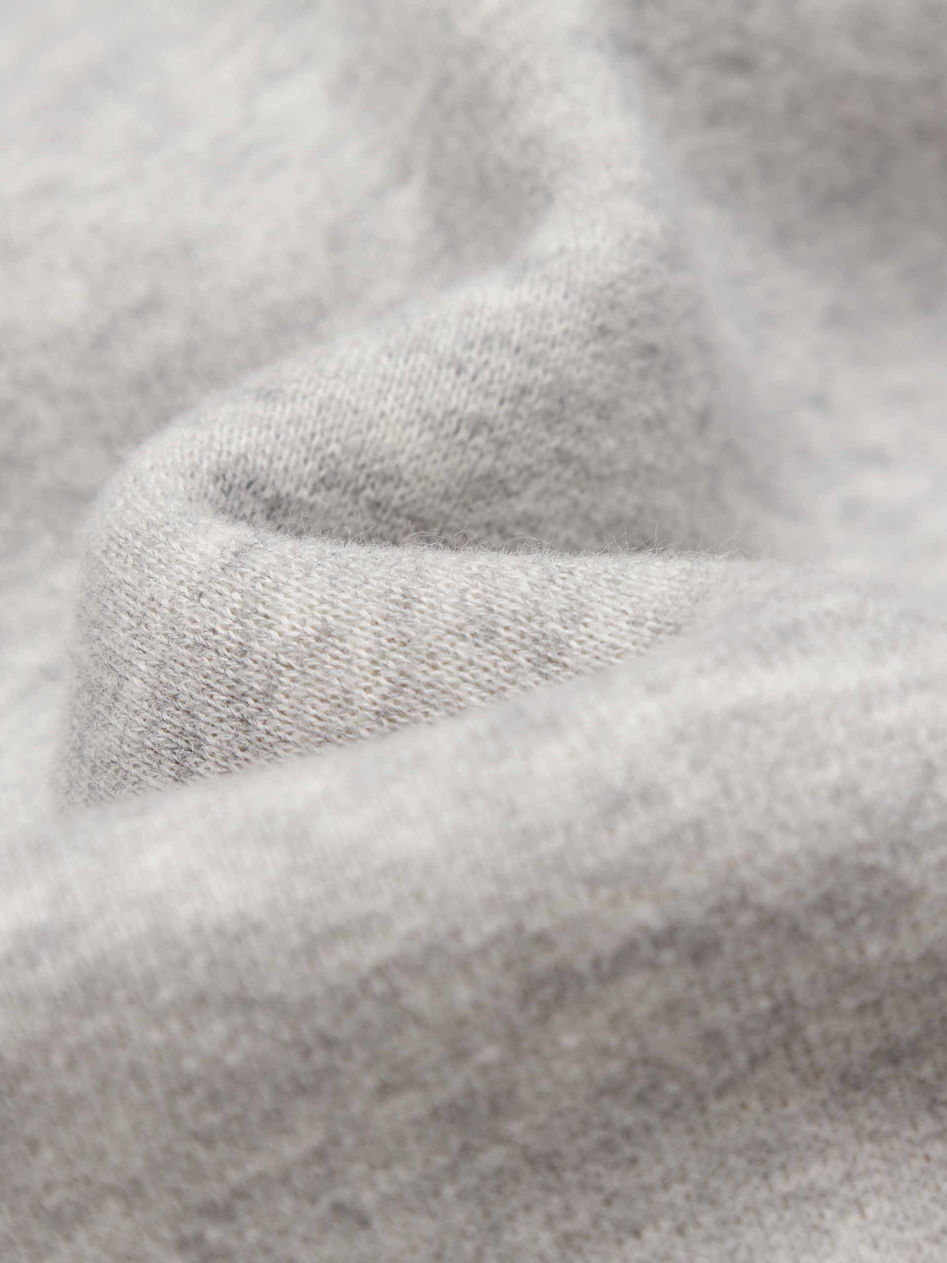 Navy Collar Cotton Sweatshirt - Image 4