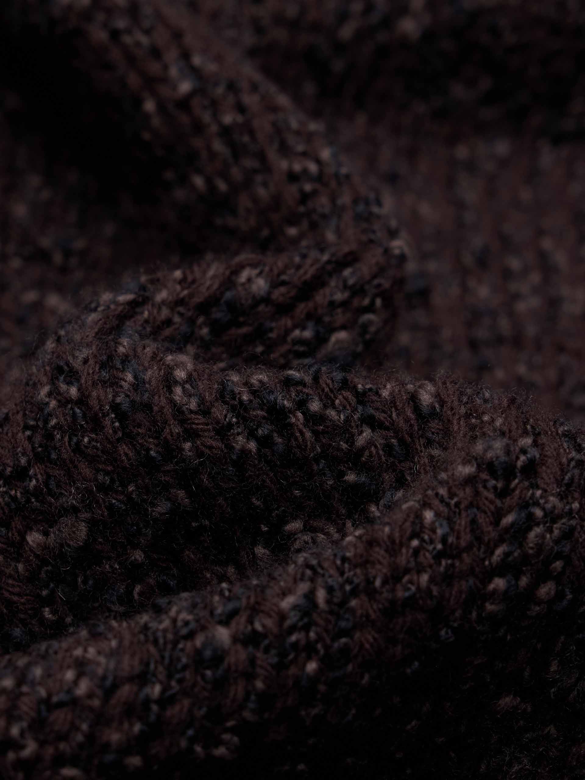 Navy Collar Knitted Sweater - Image 12