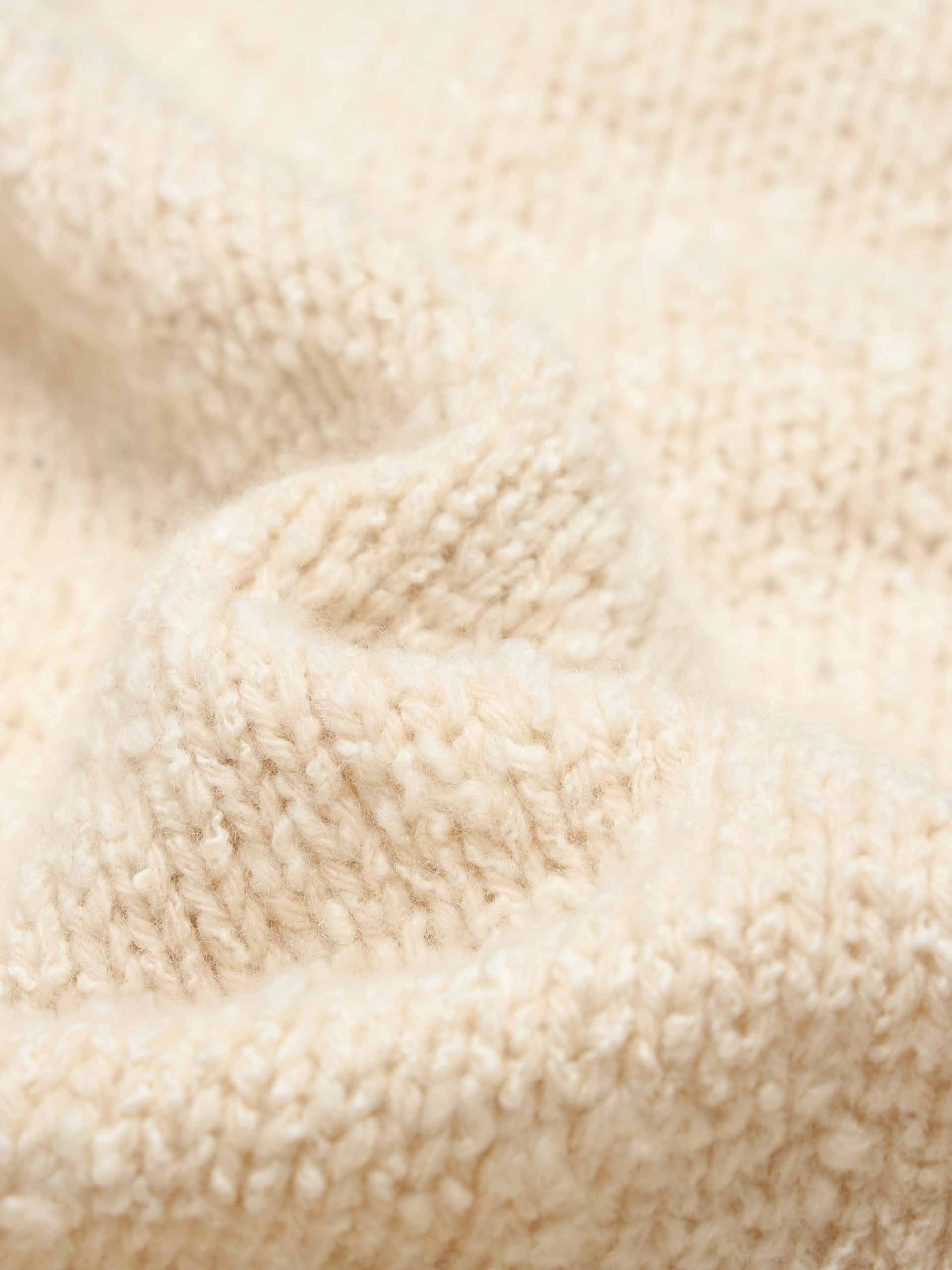 Navy Collar Knitted Sweater - Image 4