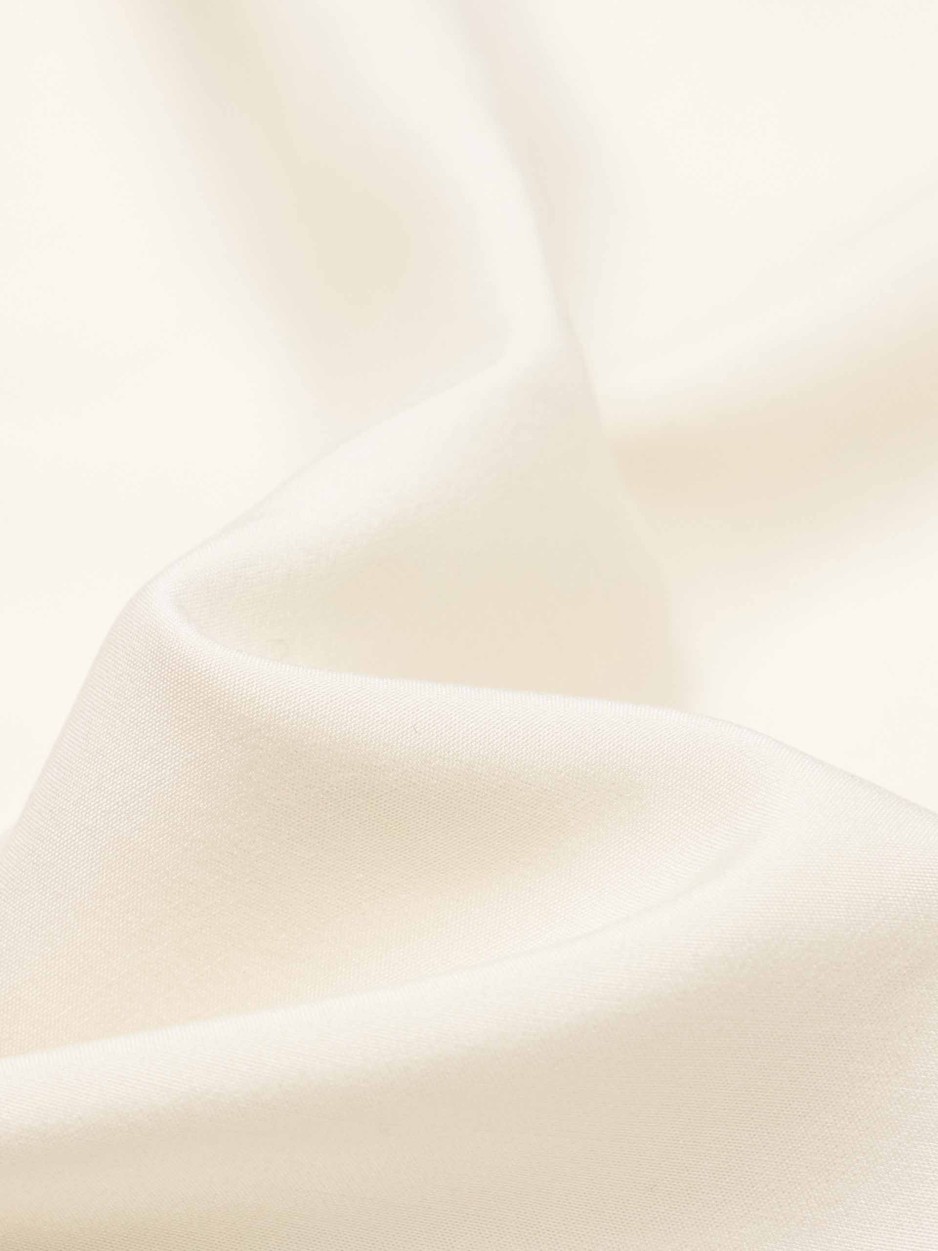 Necktie Detail Silk Shirt - Image 4