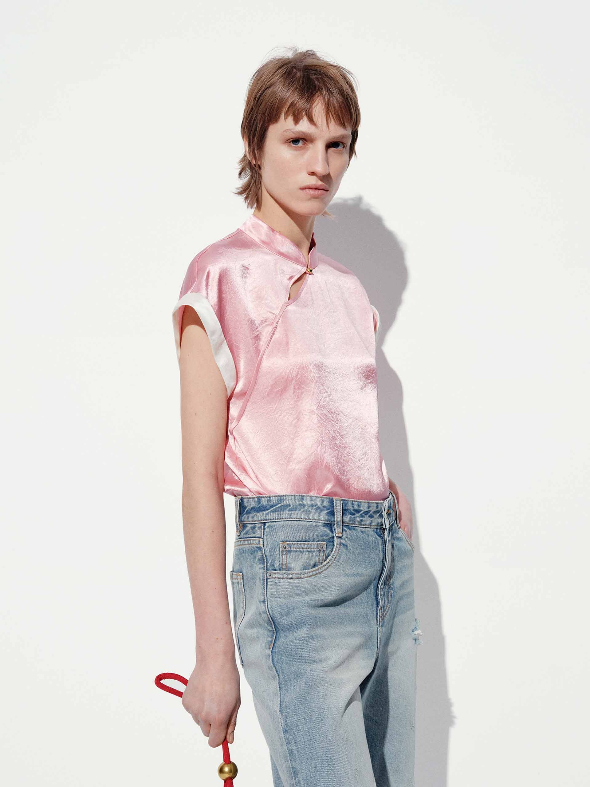 Neo-Chinese Style Blouse - Image 3