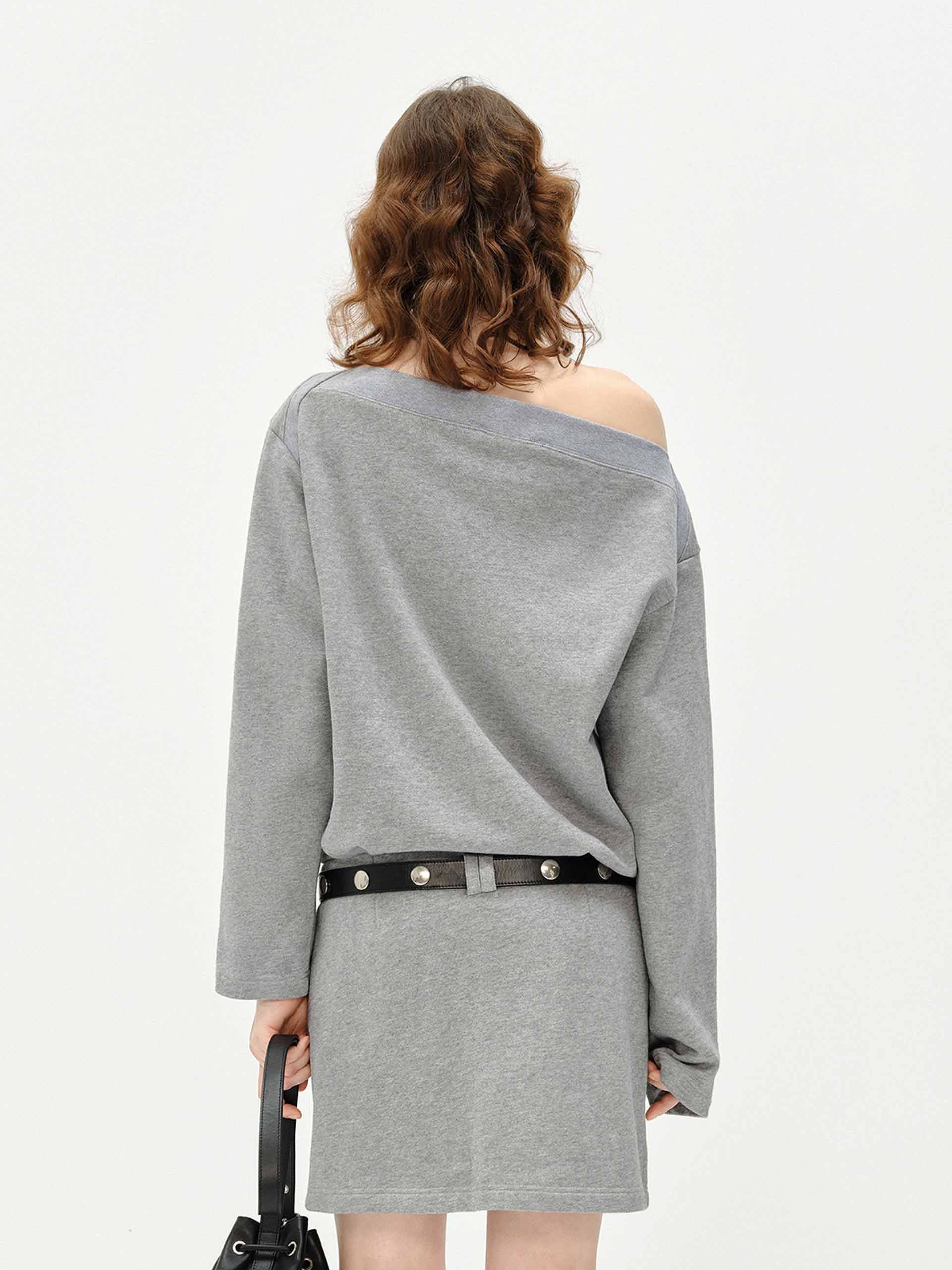 Off Shoulder Cotton Dress - Image 3