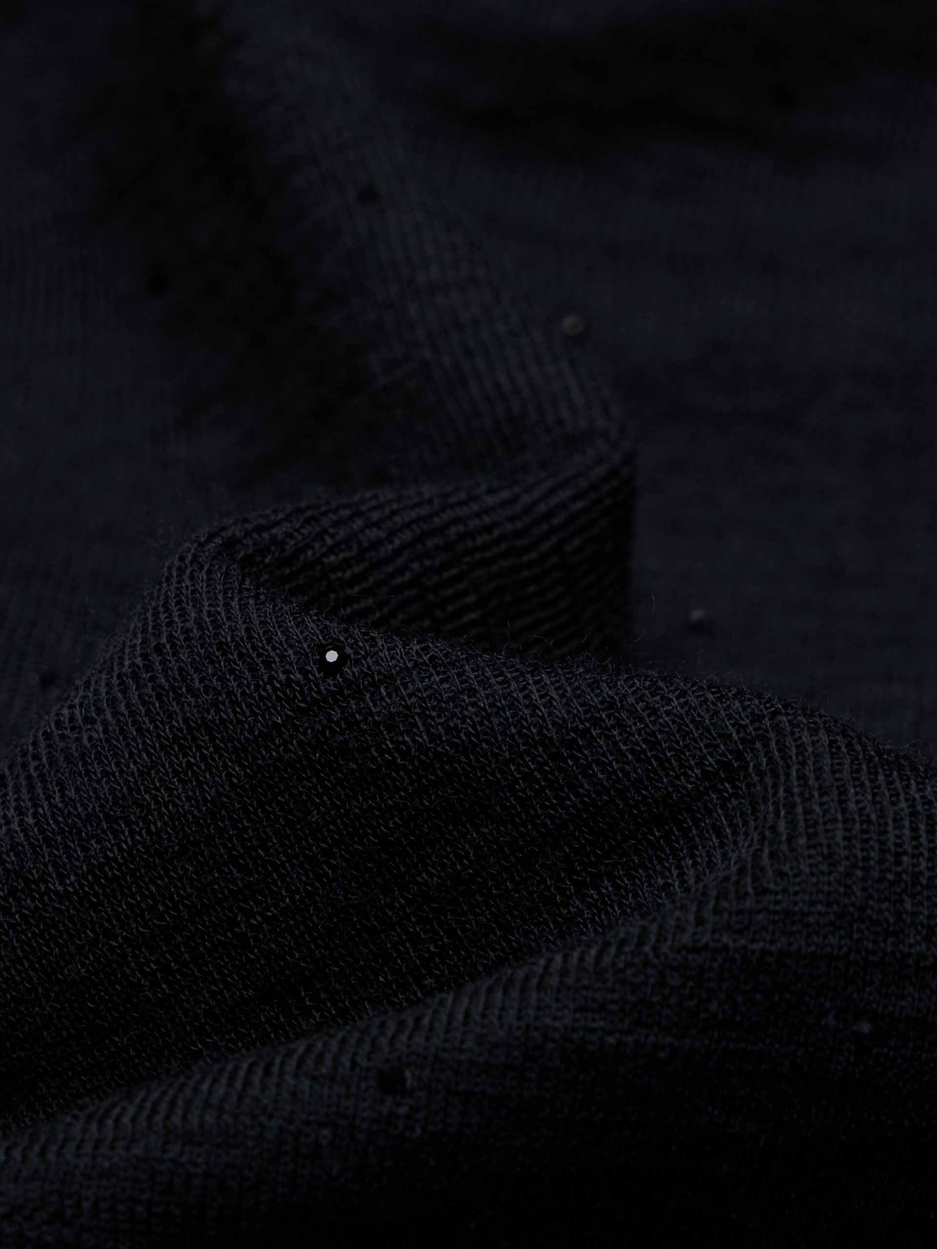 Off-shoulder Wool Blouse - Image 4