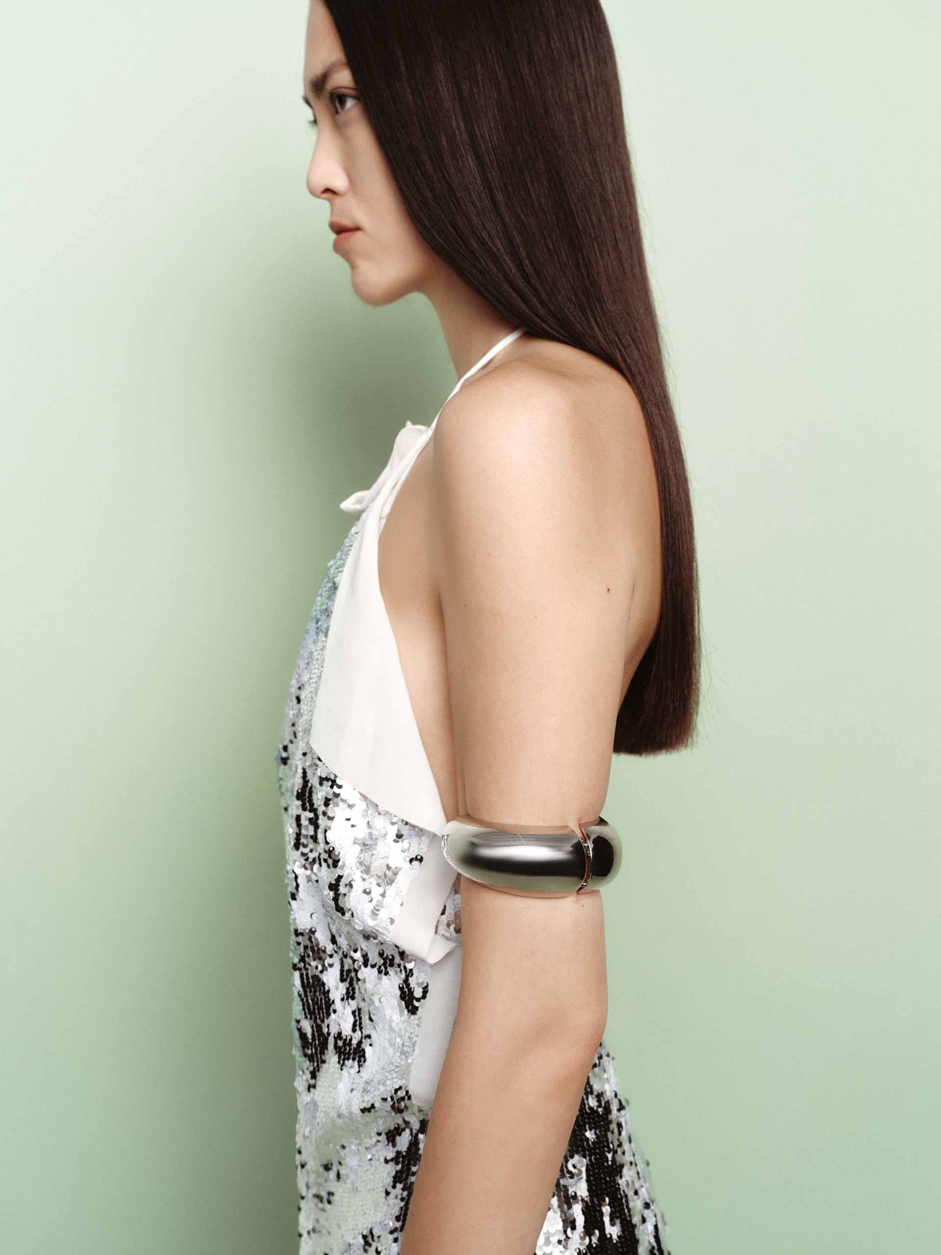 Open Back Sequined Dress - Image 6