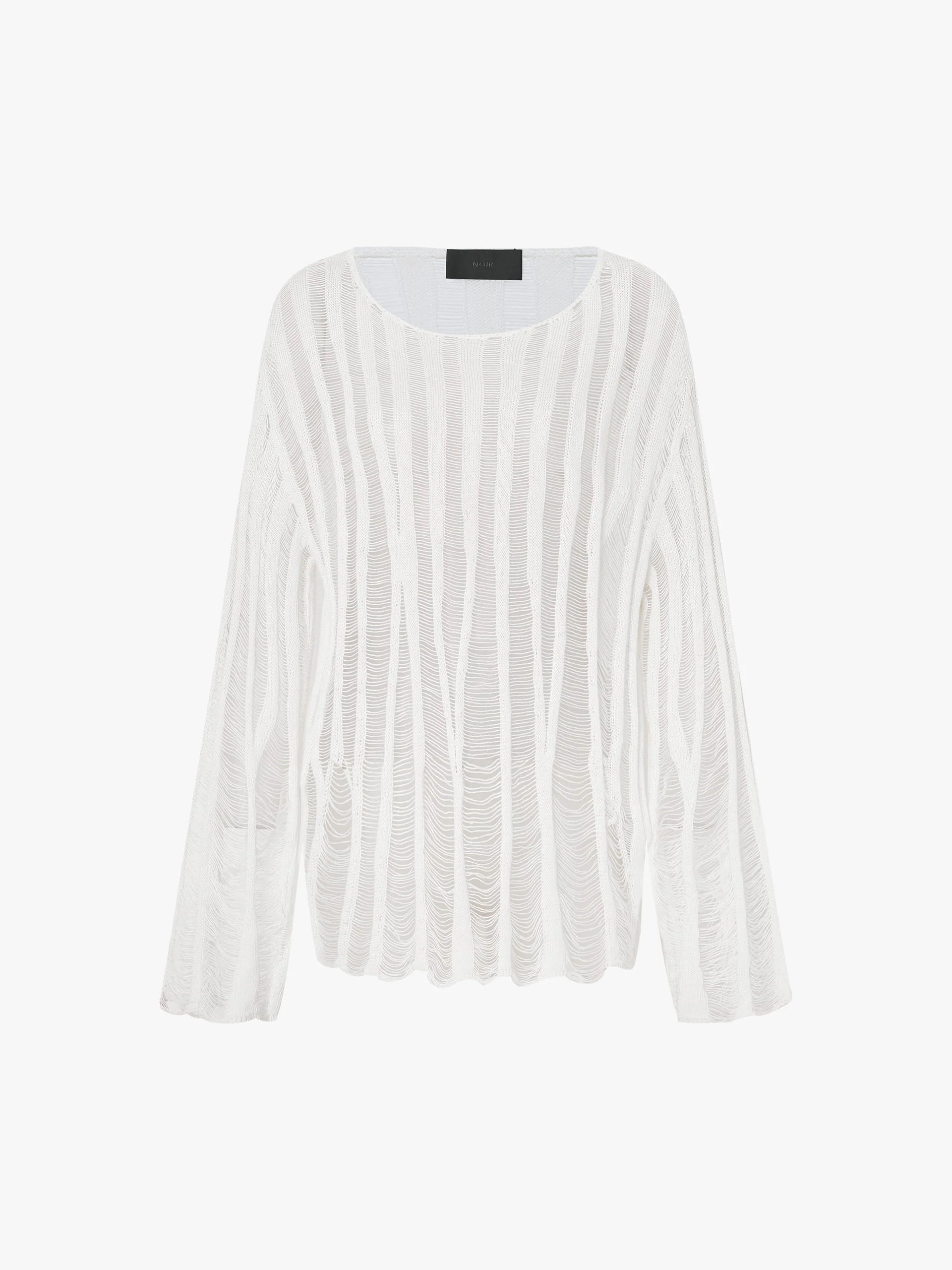 Open Knit Linen Sweater - Image 5
