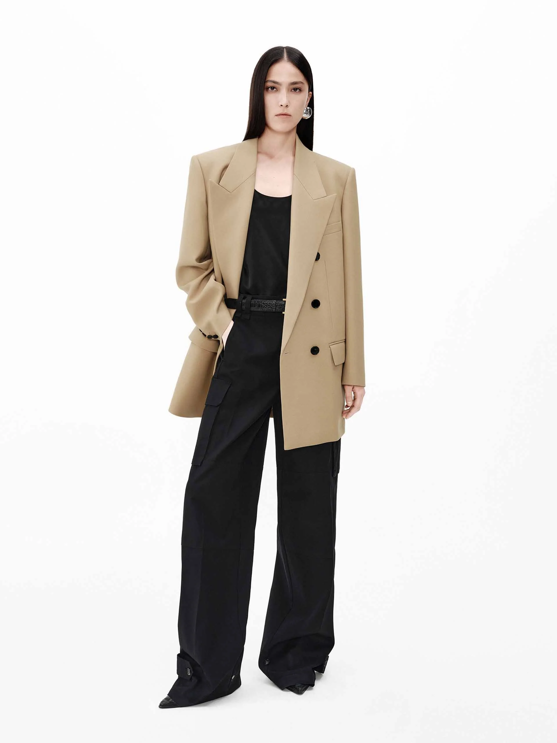 Oversized Wool Blazer - Image 2