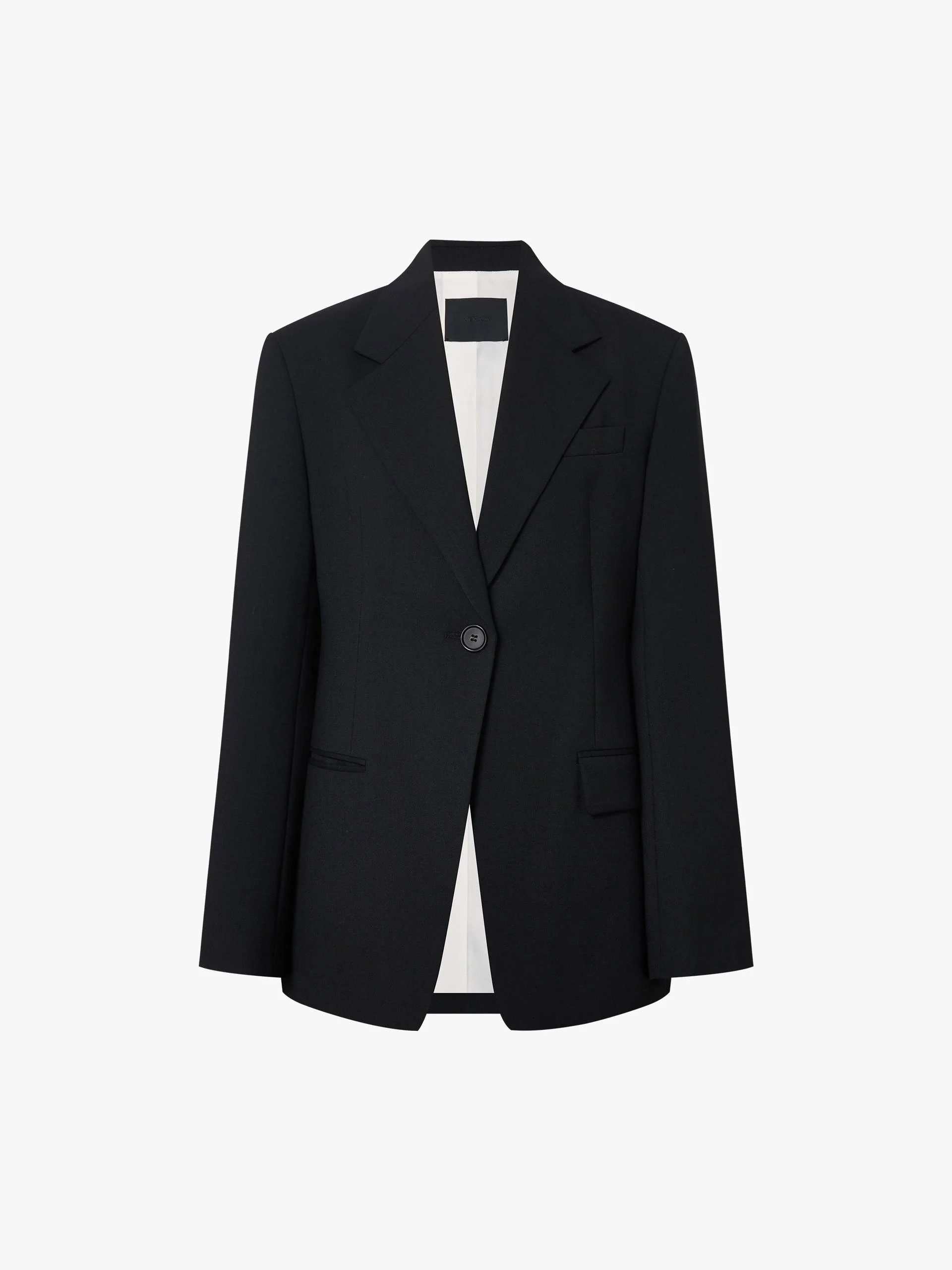 Pad Shoulder Structured Blazer - Image 5