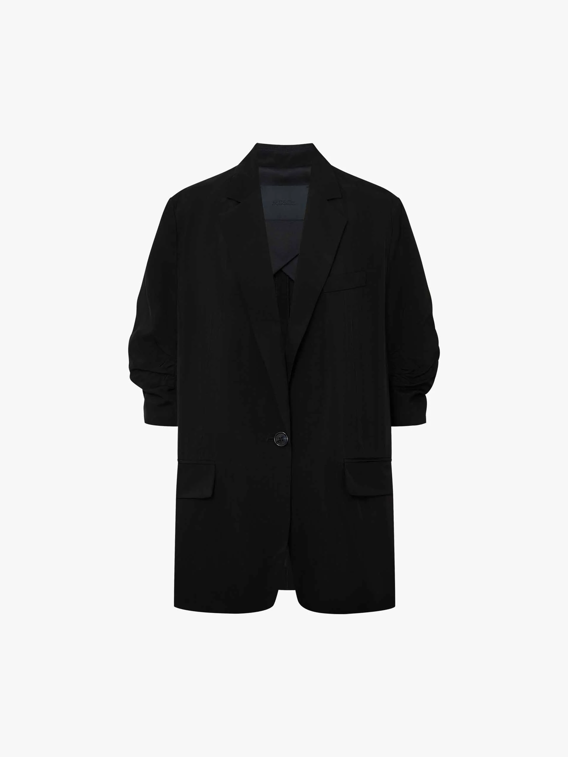 Padded Shoulders Relaxed Blazer - Image 13